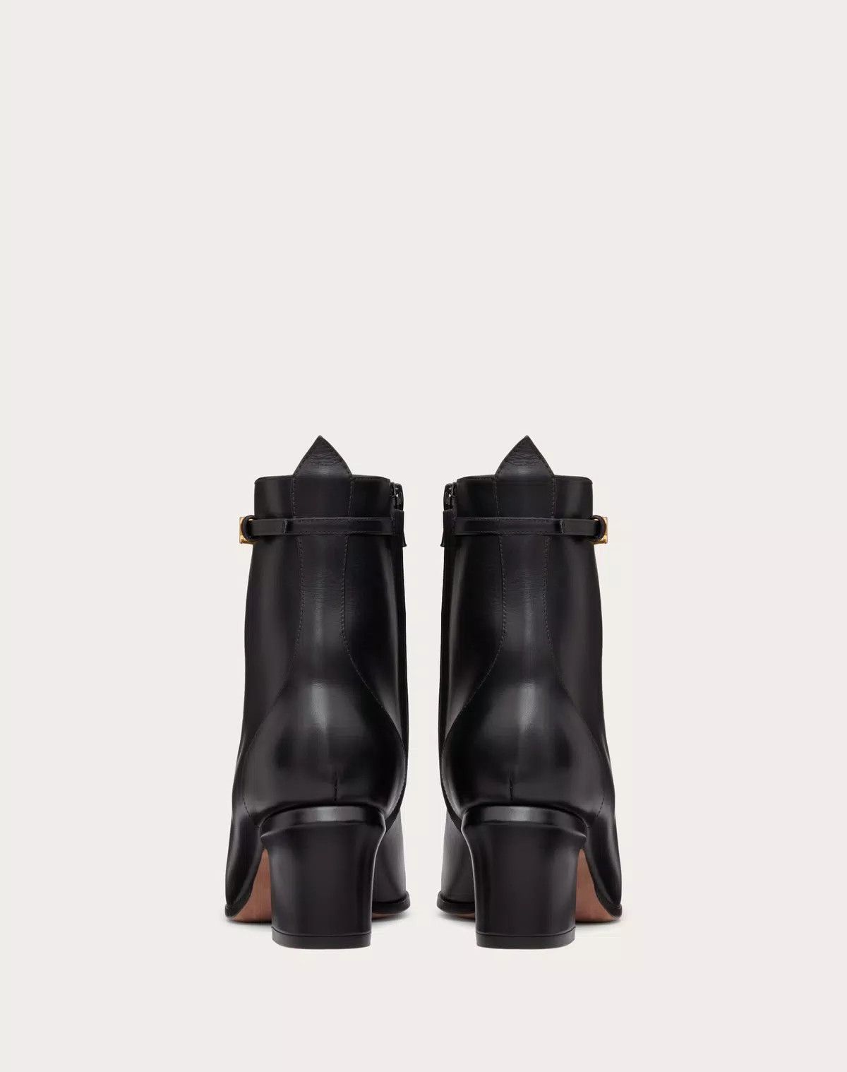 Valentino o1s1wg111125 Tan-Go Ankle Boots in Nero Size US 9.5 / IT 39.5 - 3 Thumbnail