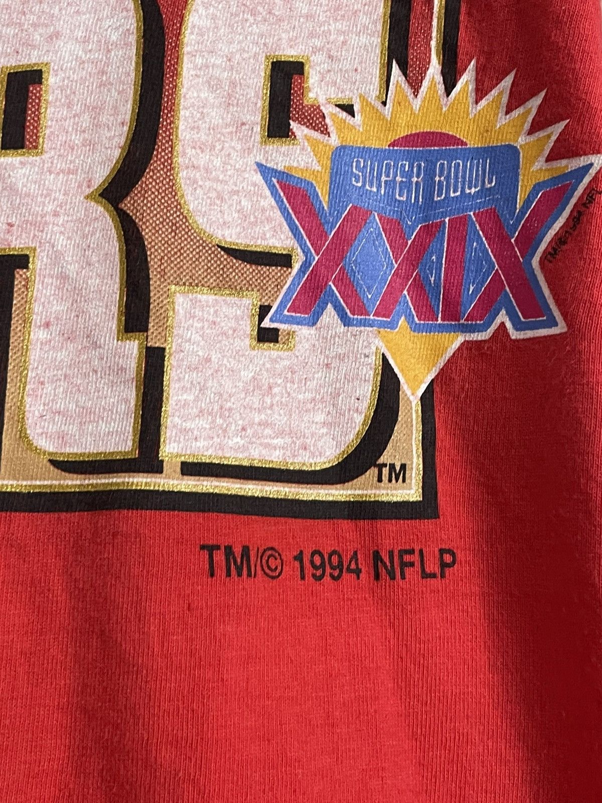 NFL Vintage 1994 NFL San Francisco 49ers Single Stitch T-Shirt Size US M / EU 48-50 / 2 - 5 Thumbnail