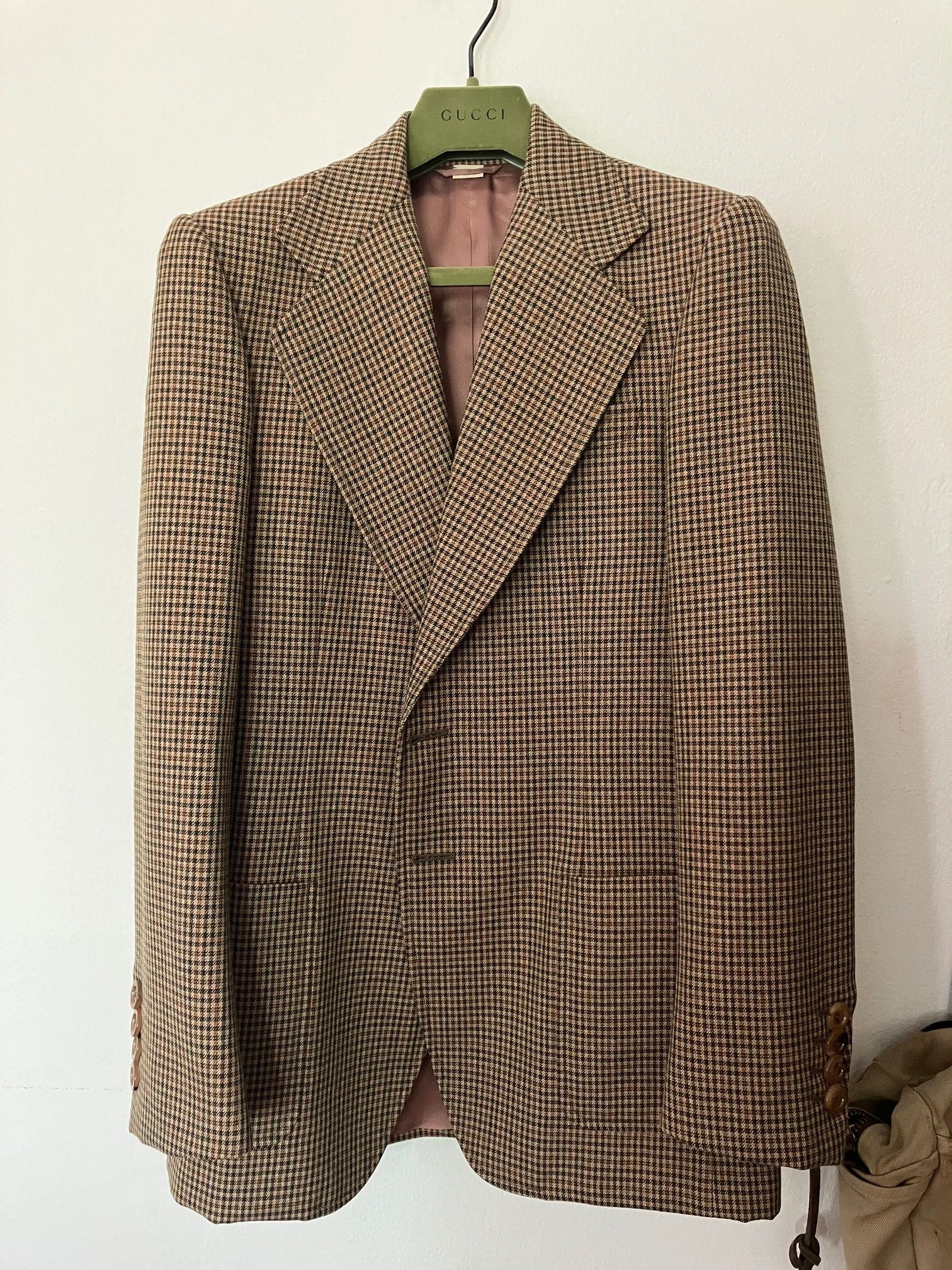 Gucci Gucci X Harry Styles Guncheck Blazer Size US S / EU 44-46 / 1 - 1 Thumbnail