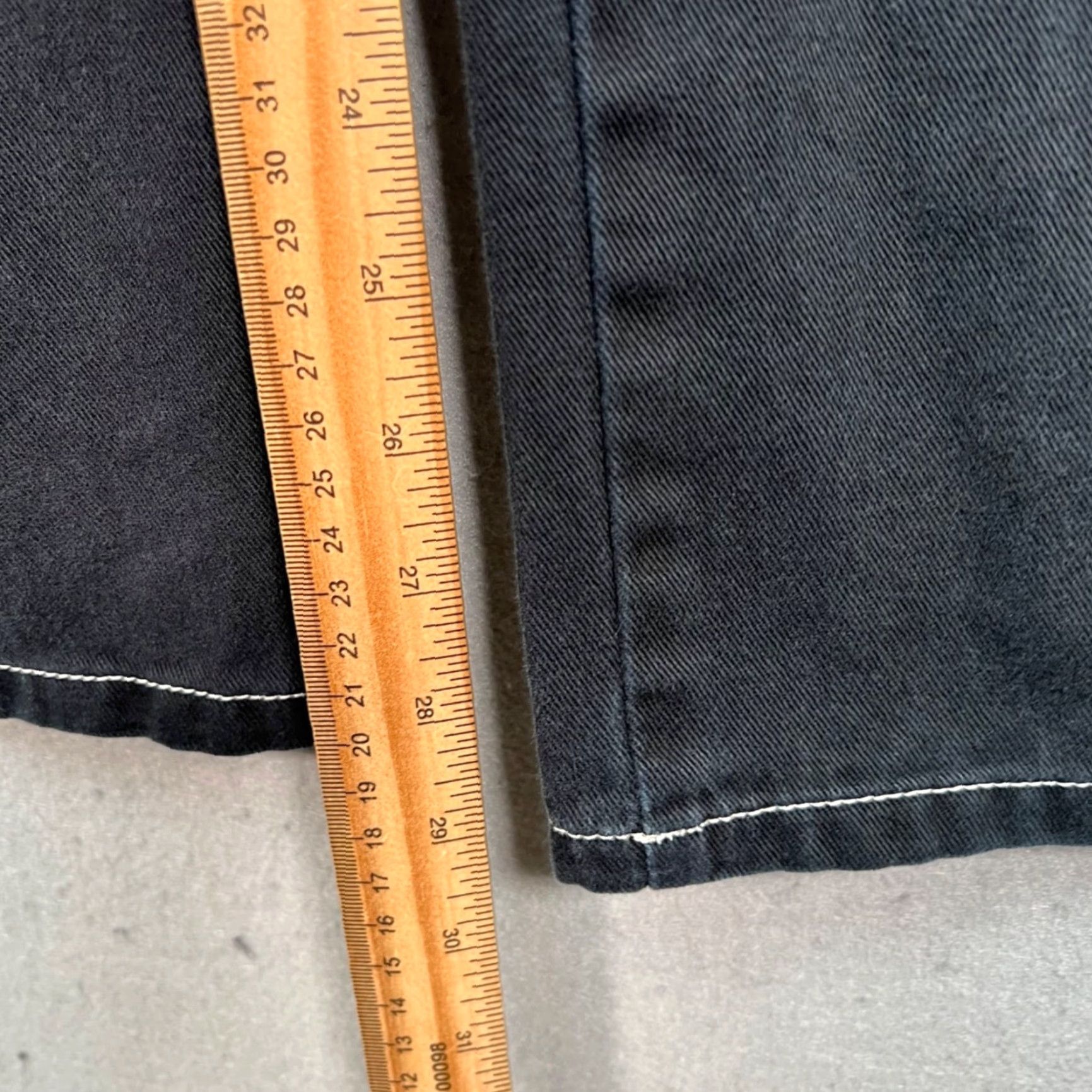 Dickies Dickies Womens Jeans Size 5 27 Black Relaxed Fit 5-Pocket Denim Carpenter Straight Mens/Womens? Size 27" / US 4 / IT 40 - 7 Thumbnail