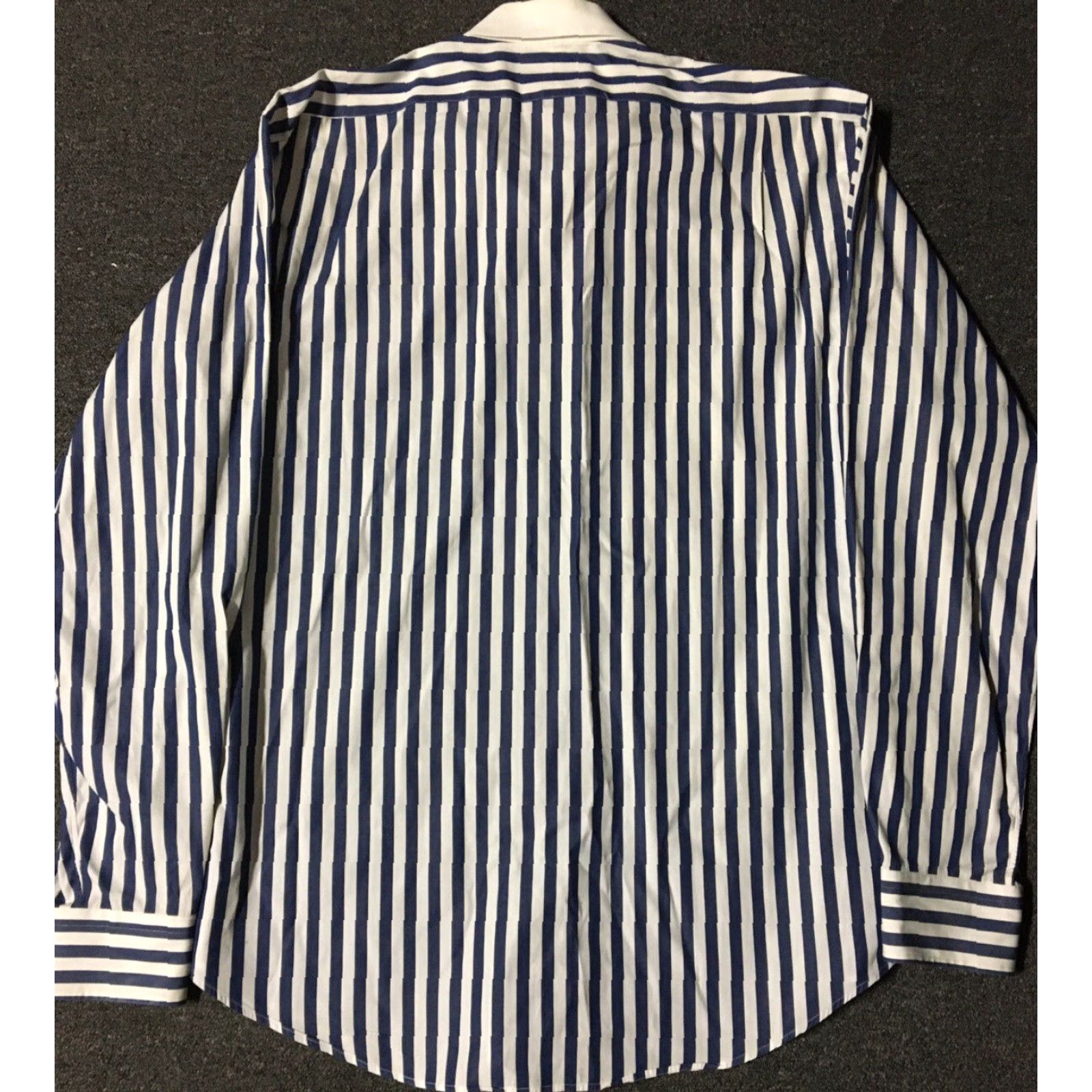 Polo Ralph Lauren Vtg Polo Ralph Lauren RLPC Striped Shirt XL Men Long Sleeve Button-Up USA 90s Nautical Sailing Flag Blue/White Size US XL / EU 56 / 4 - 3 Thumbnail