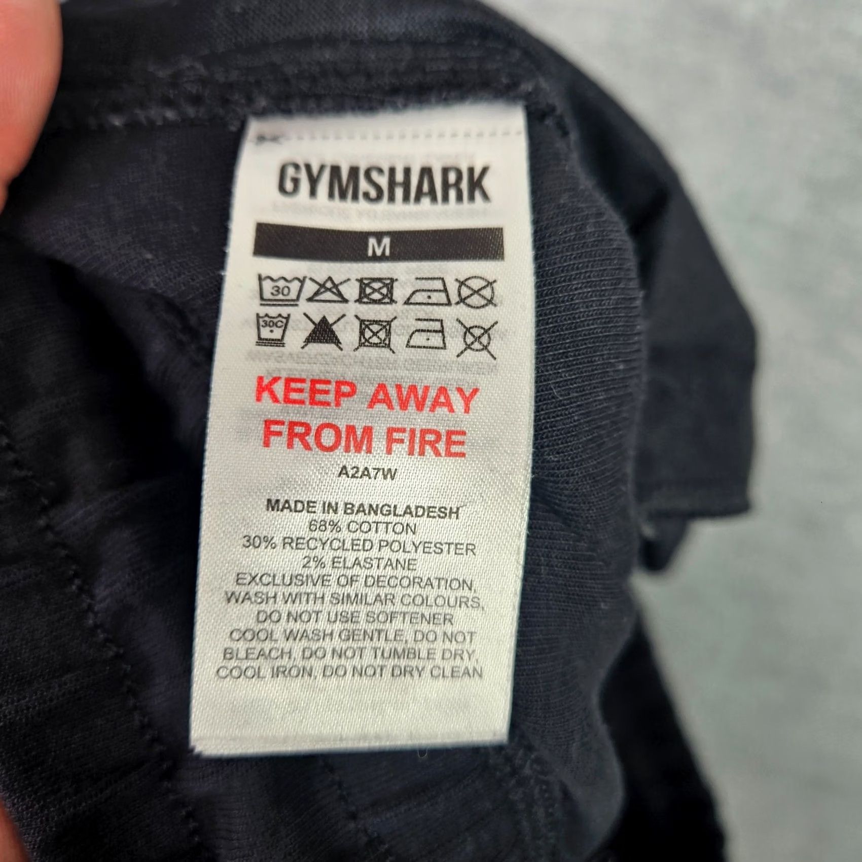 Gymshark Gymshark Men's Black Jogger Sweatpants Size M Athletic Lounge Casual Pockets Logo Regular Fit Size US 31 - 4 Thumbnail