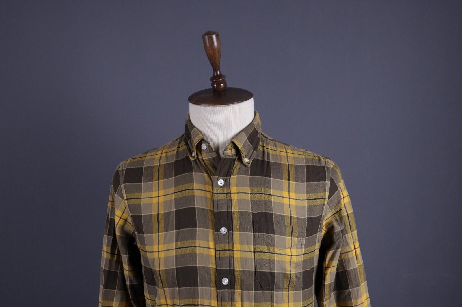 Edwin EDWIN Standart Brown Check Flannel Long Sleeve Shirt Size M Size US M / EU 48-50 / 2 - 2 Thumbnail