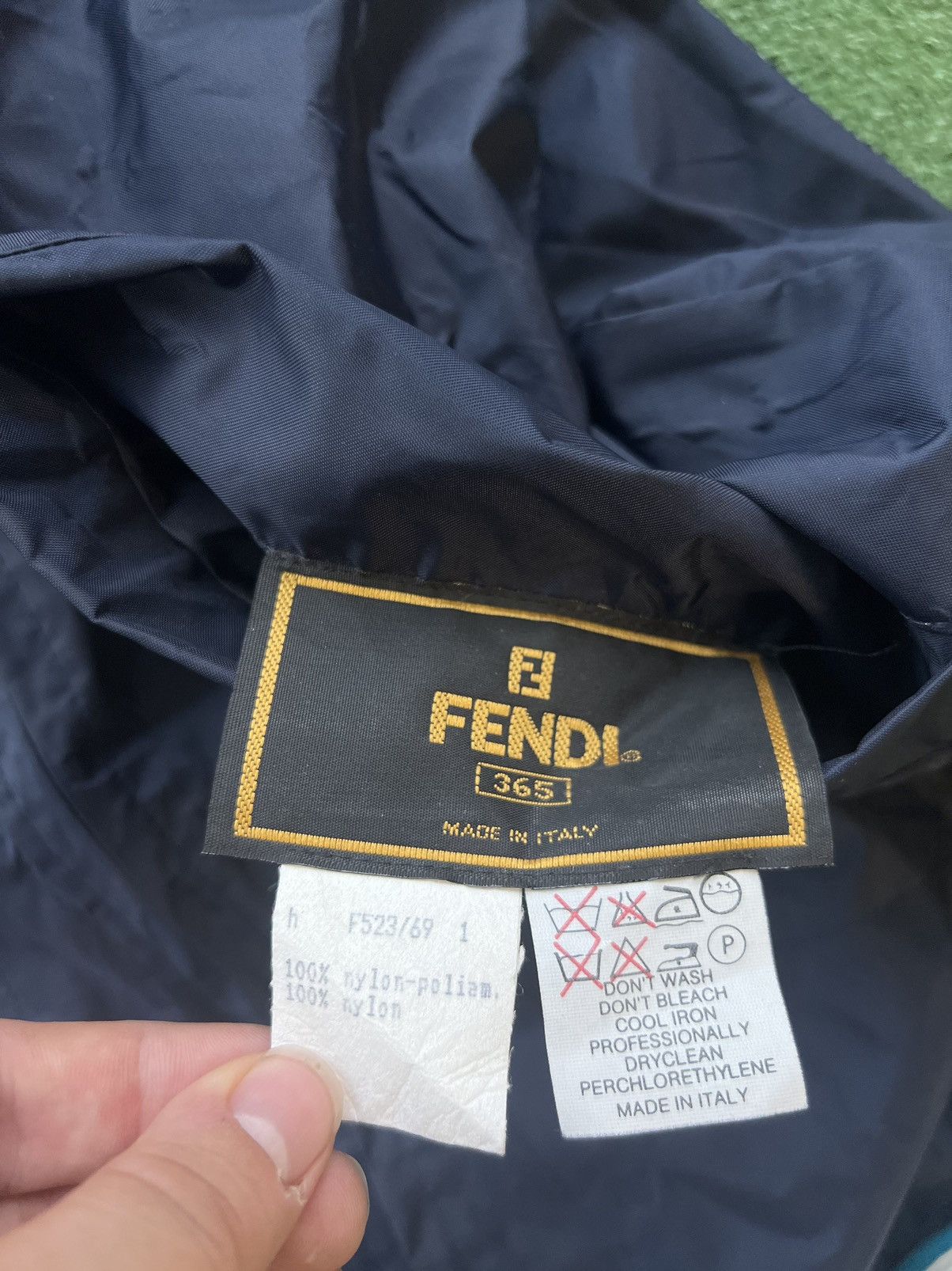 Fendi × Vintage Vintage Fendi Nylon Long Jacket Coat Size US M / EU 48-50 / 2 - 5 Thumbnail
