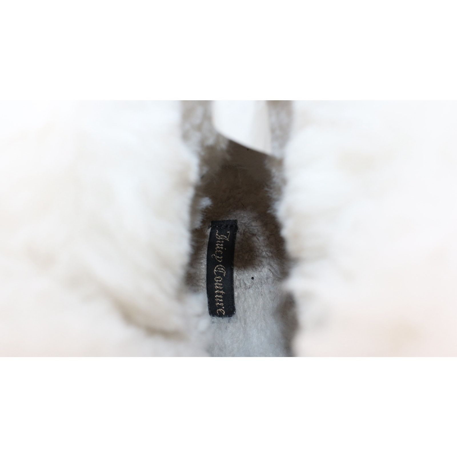 Juicy Couture Juicy Couture Girls Faux Fur Winter Boots – Black Sparkle Size US 4 / IT 34 - 5 Thumbnail