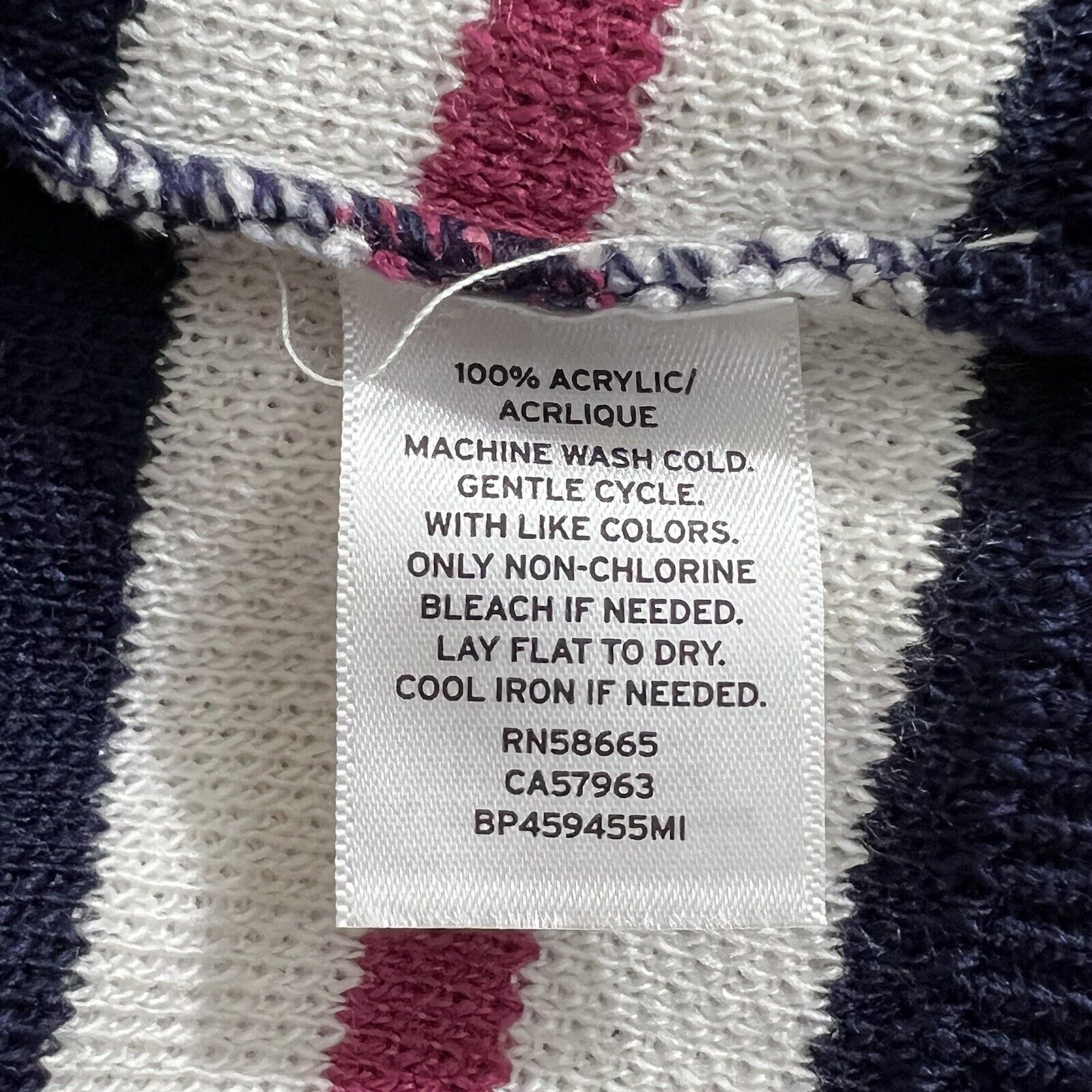 Nordstrom Nordstrom Blue White Pink Quarter Zip Striped Sweatshirt NWT Size XS / US 0-2 / IT 36-38 - 10 Thumbnail