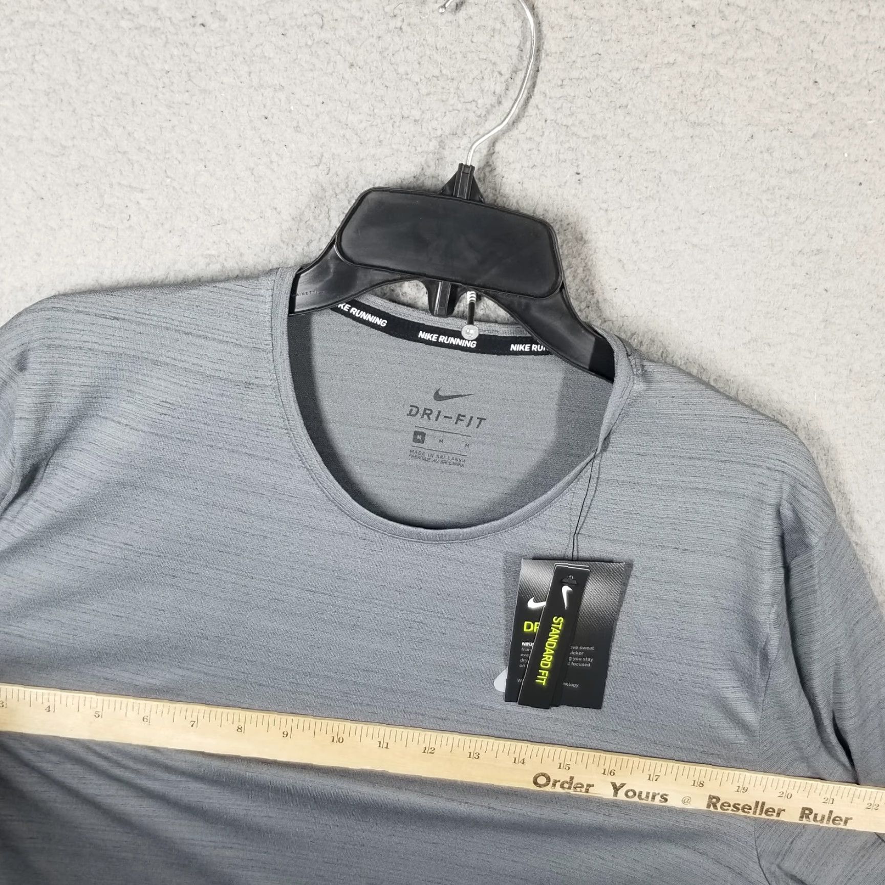 Nike Nike Dri-FIT Miler Men's Long Sleeve Top Training Nike Running Gym Lightweight Top Size US M / EU 48-50 / 2 - 6 Thumbnail