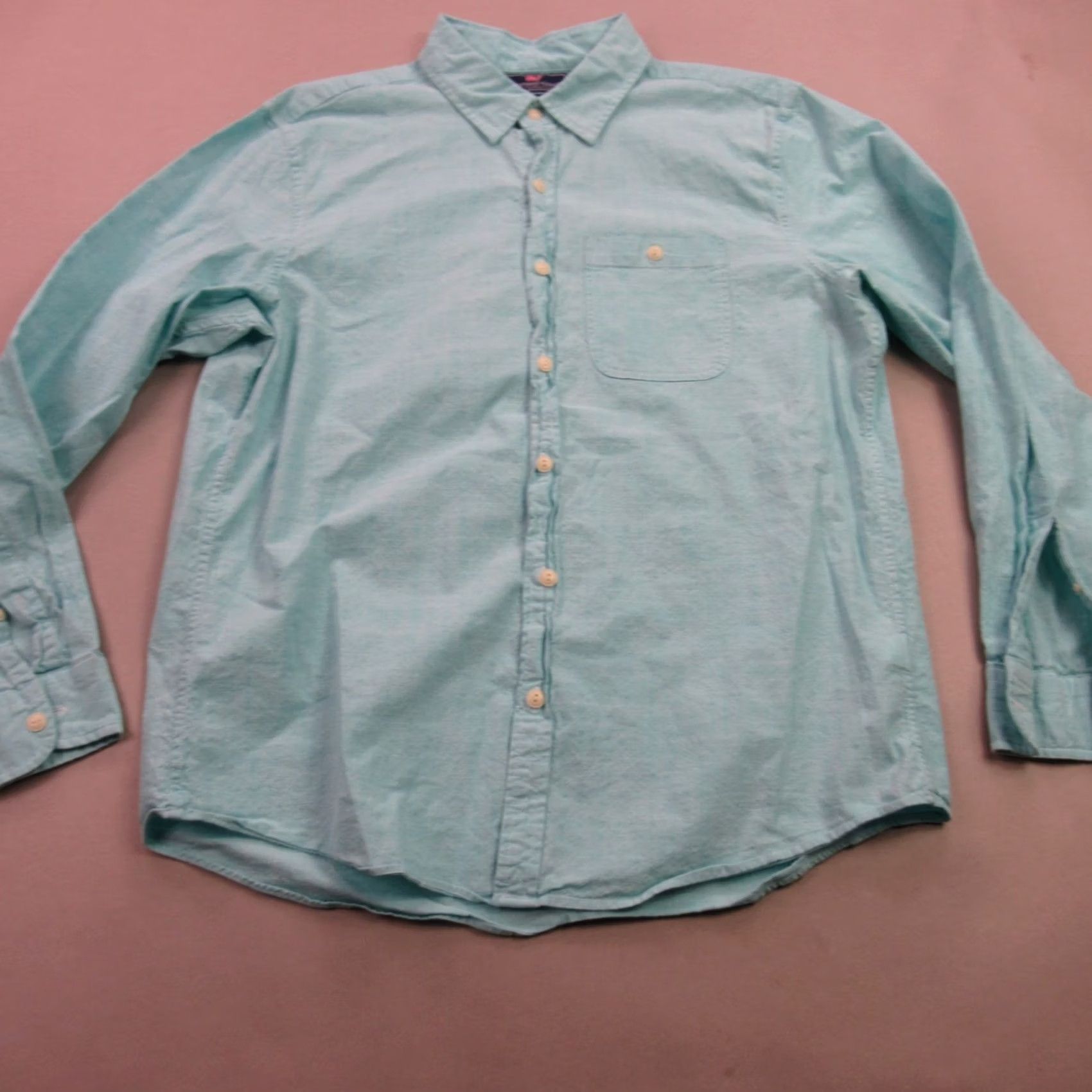 Vineyard Vines Vineyard Vines Shirt Mens Button Up Large Long Sleeve Slim Fit Tucker Blue Size US L / EU 52-54 / 3 - 2 Thumbnail