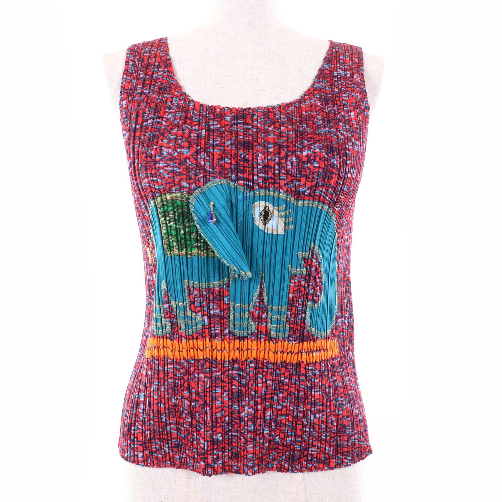 Issey Miyake Issey Miyake PLEATS PLEASE Ganesha Series Polyester T-shirt Others T-Shirts PP63-JK521 DUTY FREE for USA Size ONE SIZE - 1 Thumbnail
