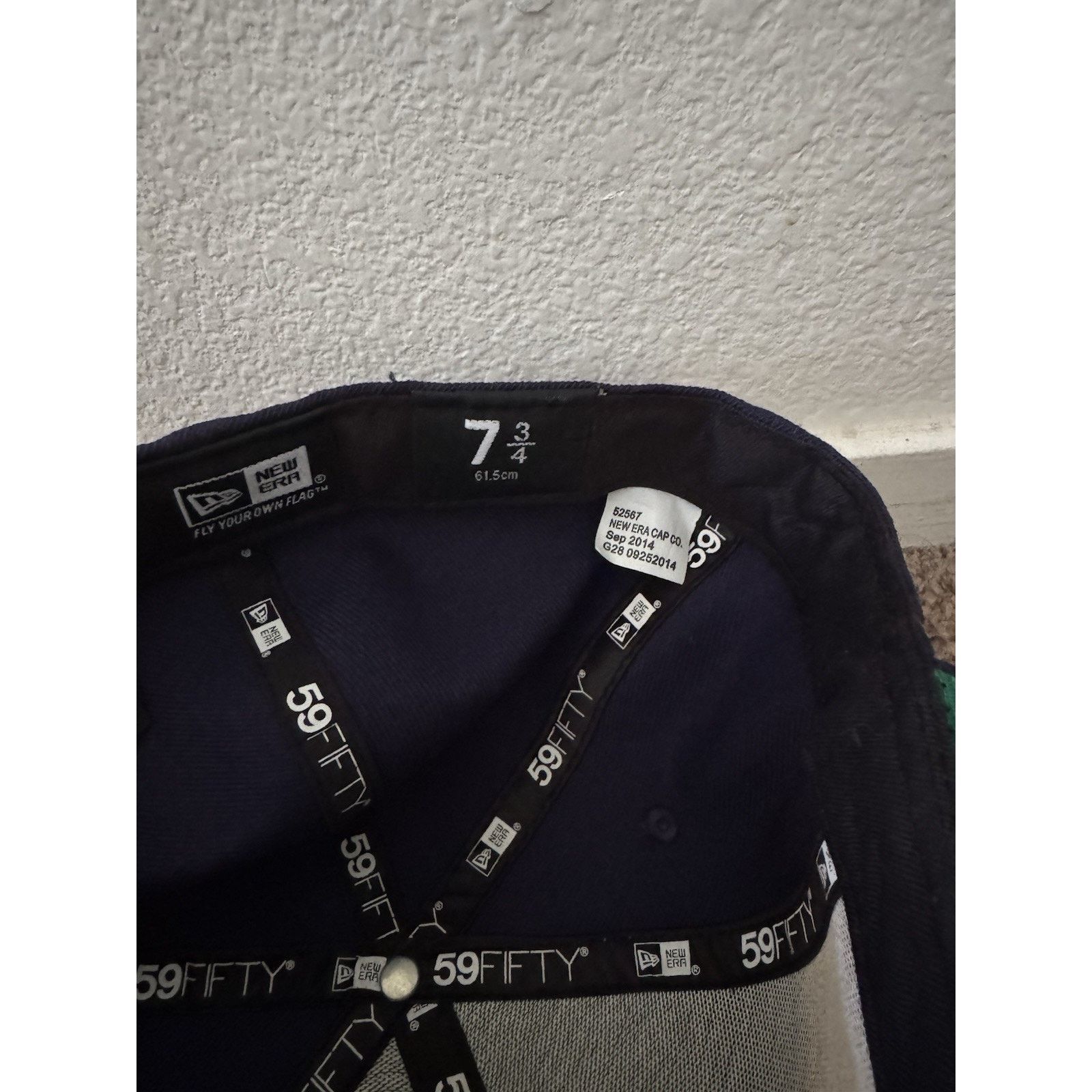 Huf Vtg Y2K 2014 Huf Fitted Hat Size 7 3/4 Size ONE SIZE - 3 Thumbnail