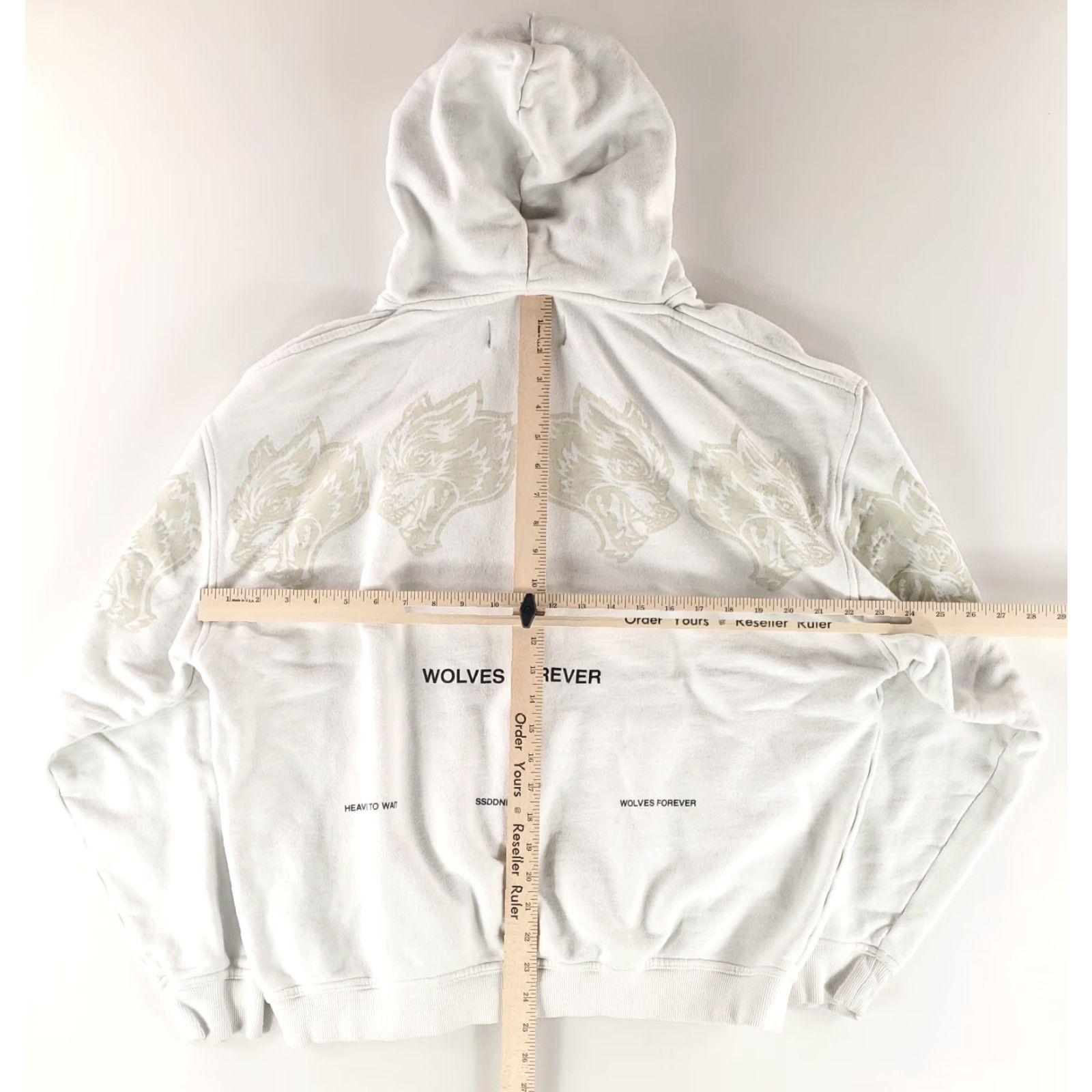 Darc Sport Darc Sport Wolves Club Limited Edition Hoodie Sweatshirt White Mens XL Size US XL / EU 56 / 4 - 7 Thumbnail