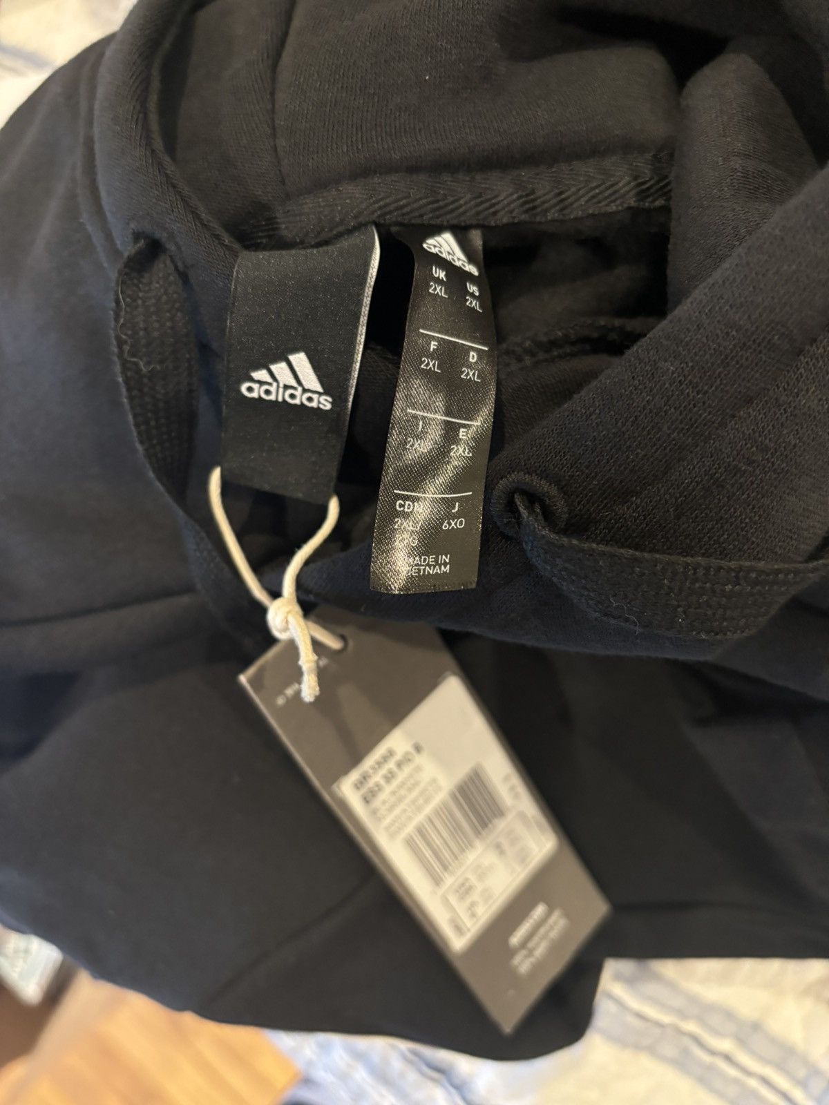 Adidas Adidas black hoodie 3 stripped xxl brand new Size US XXL / EU 58 / 5 - 3 Thumbnail