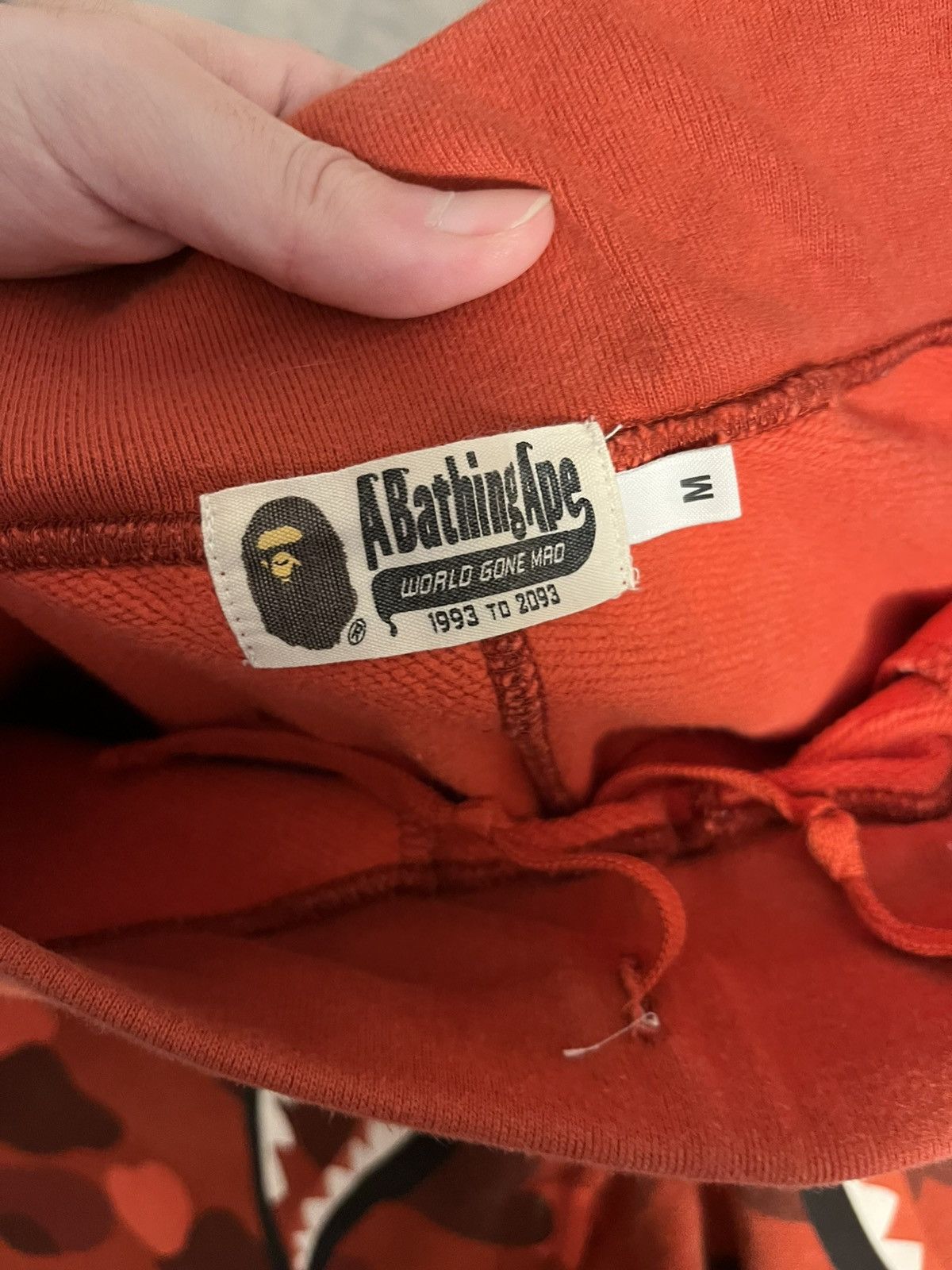 Bape Bape red shark shorts Size US 30 / EU 46 - 9 Thumbnail
