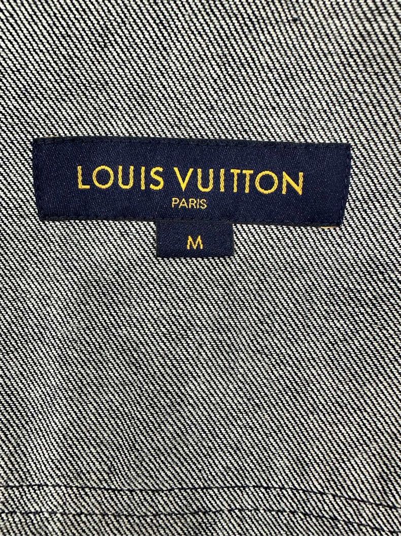 Louis Vuitton Louis Vuitton Wheat Spike Printed Denim Classic Short Slee Size US M / EU 48-50 / 2 - 4 Thumbnail