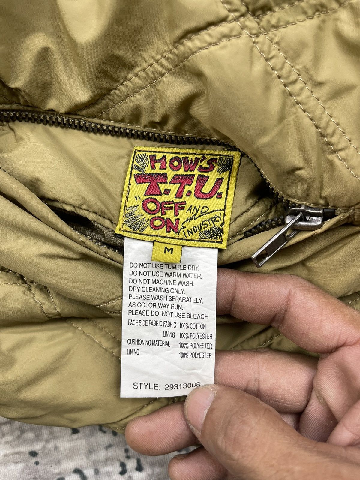 Japanese Brand How’s T.T.U Off And On Reversible Diamond Quilted Jackets Size S / US 4 / IT 40 - 14 Thumbnail