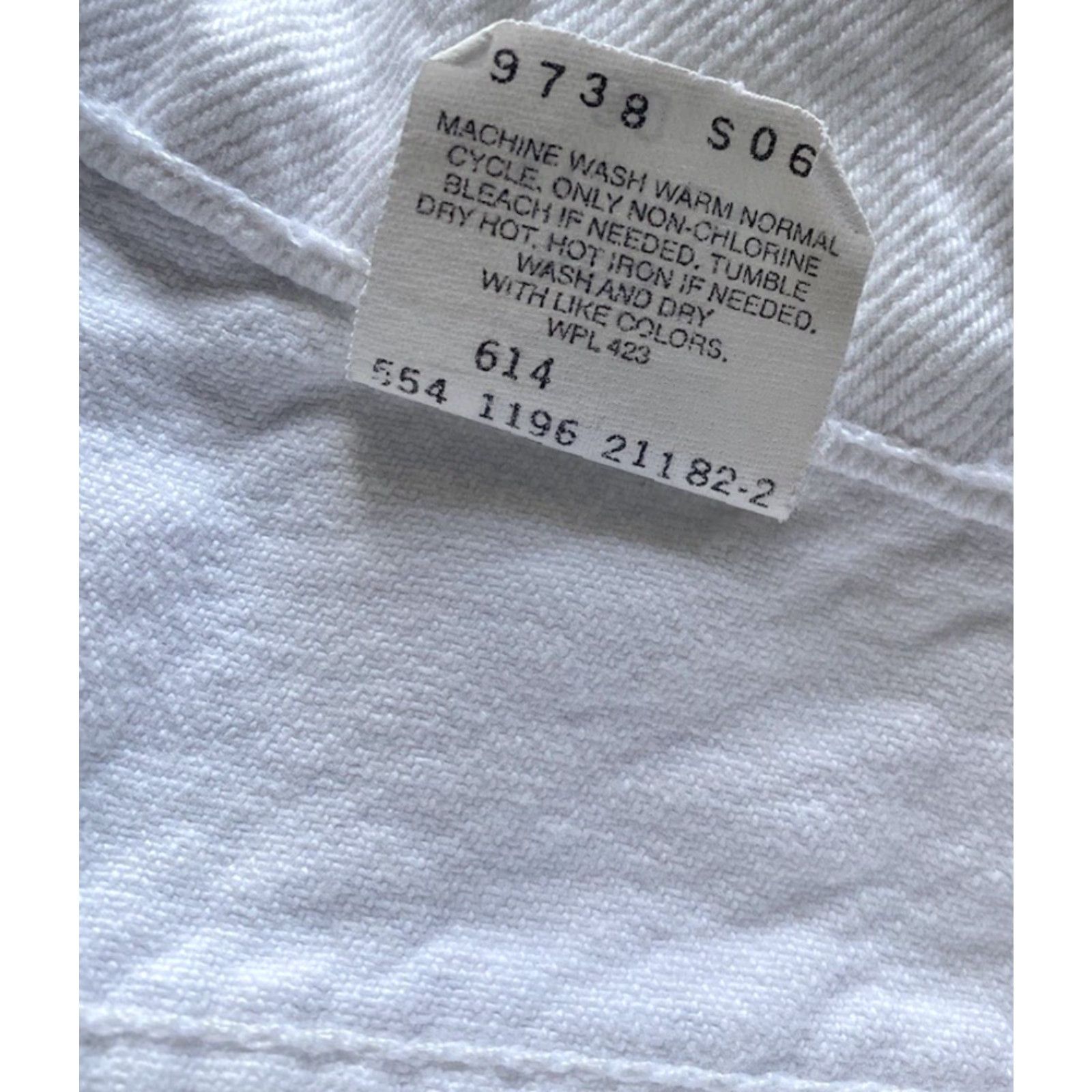 Levi's VINTAGE Levi’s 565 Orange Tab Shorts Denim White Men 30 Regular Shorts White Denim Men 30 Vintage Size US 30 / EU 46 - 6 Thumbnail