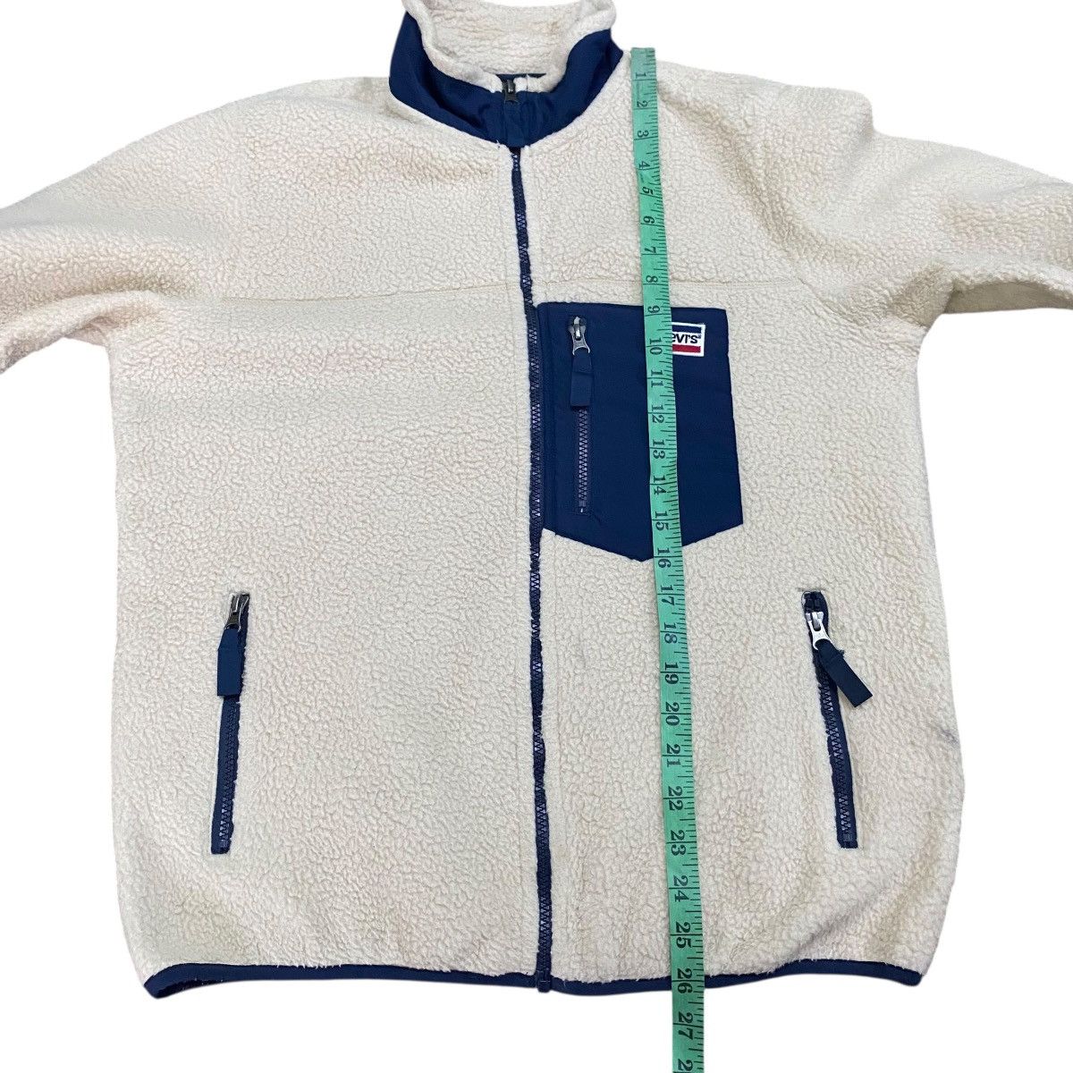 Levi's Levis Sherpa Fleece Zipper Jacket M Size Beige Colour Size US M / EU 48-50 / 2 - 15 Thumbnail