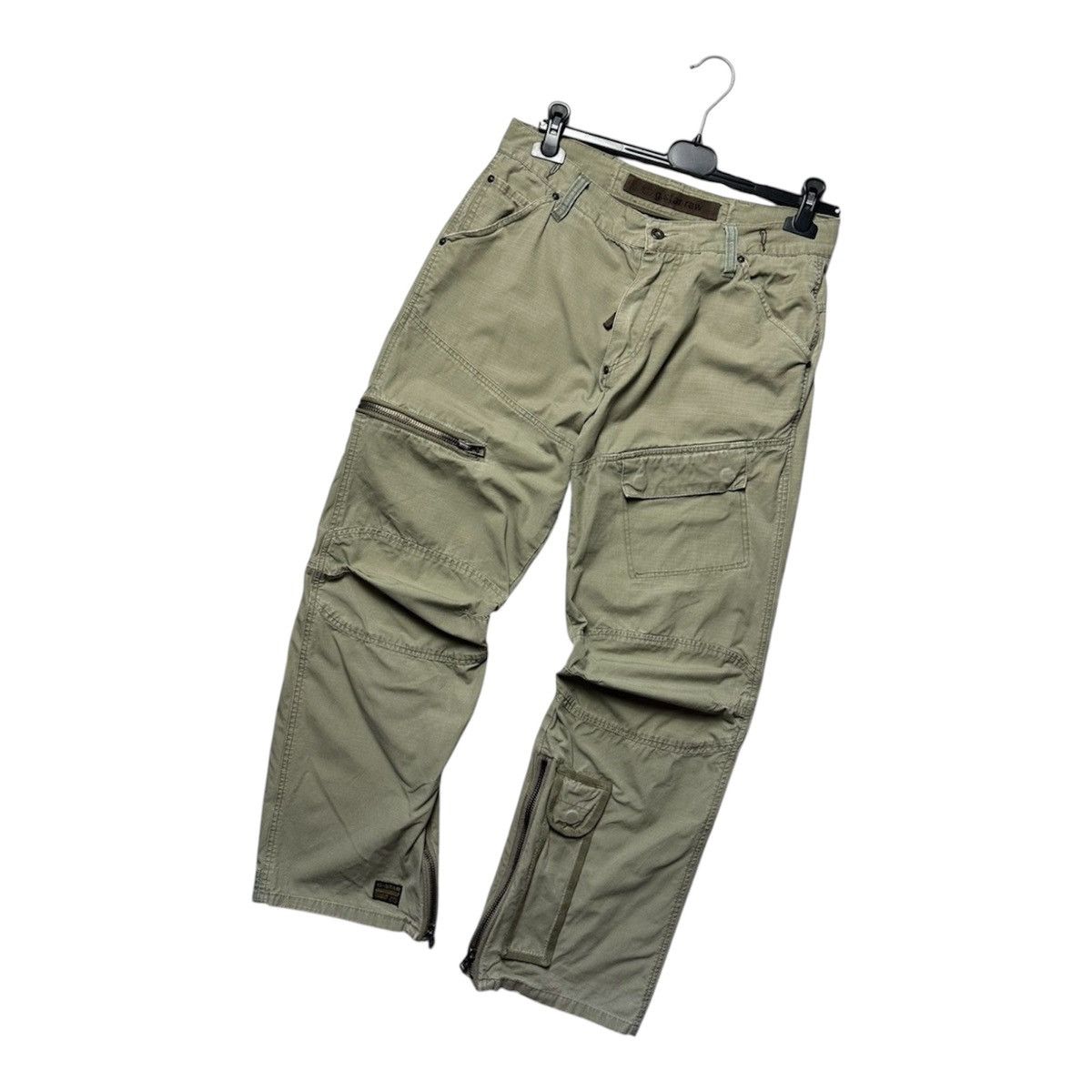 G-Star × Vintage Vintage G-Star Raw cargo pants Army pocket rare size 33 Size US 33 - 1 Thumbnail
