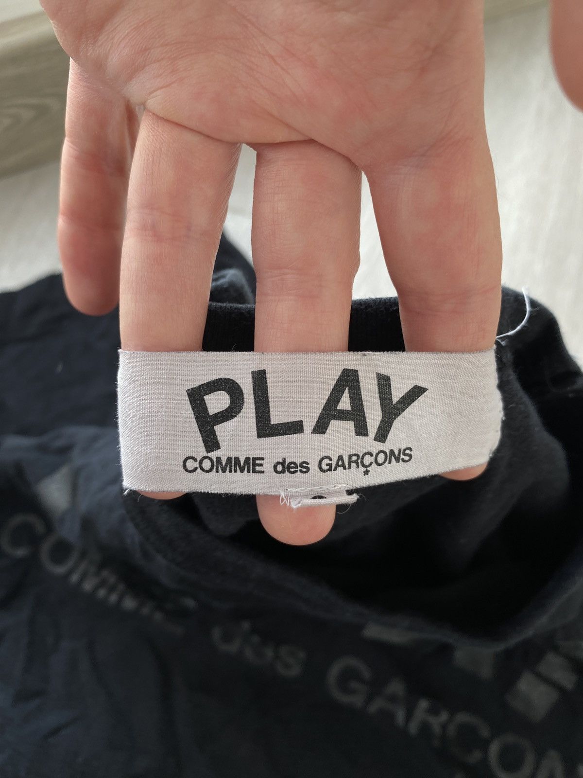 Comme des Garcons PLAY Comme De Garçon Play Black T-Shirt Size US S / EU 44-46 / 1 - 3 Thumbnail