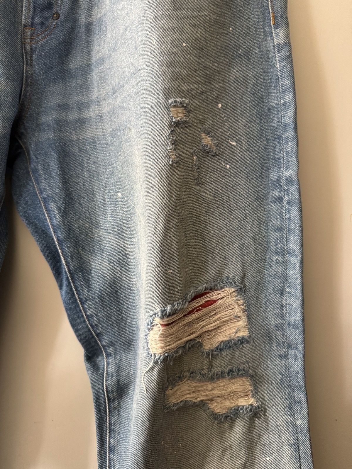 Prps Distressed PRPS blue denim jeans with a relaxed fit Size US 38 / EU 54 - 3 Thumbnail