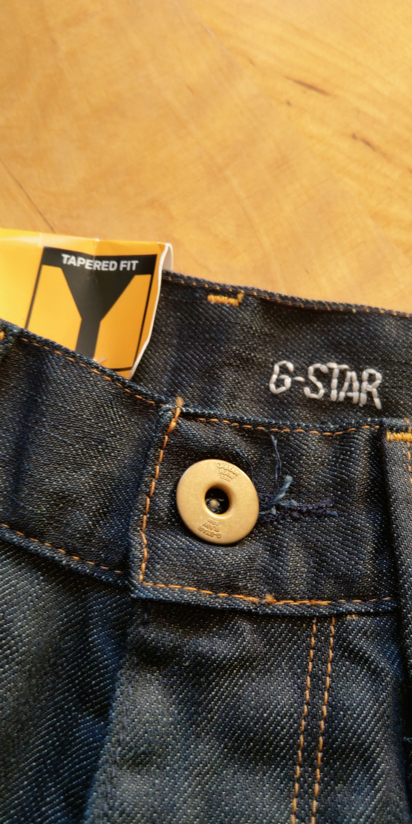 G-Star Stacked J-Arc Pants Selvedge Spiral Raw Denim G-STAR 3301 Size US 26 / EU 42 - 13 Thumbnail