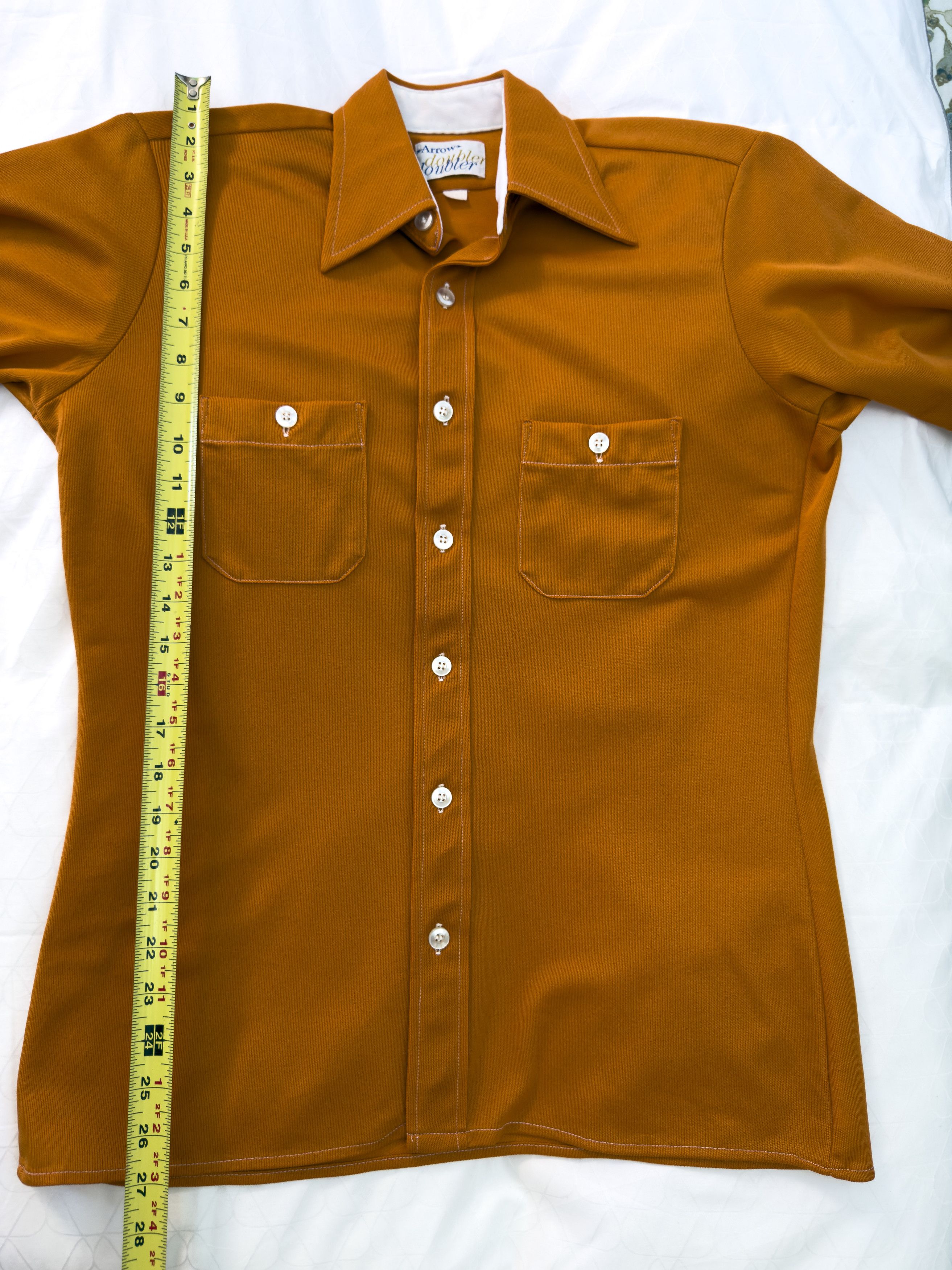 Arrow Vintage 70s Arrow Double Doubler Burnt Orange Size US L / EU 52-54 / 3 - 8 Thumbnail