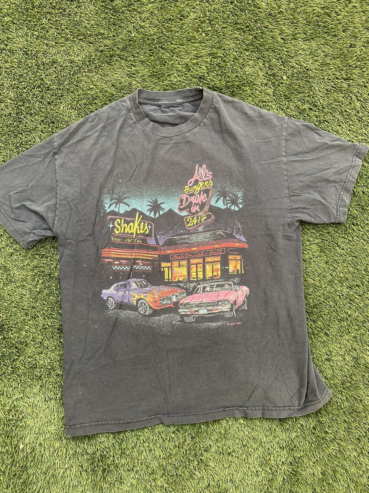 Vintage Al’s burger drive in T-shirt Size US L / EU 52-54 / 3 - 1 Thumbnail