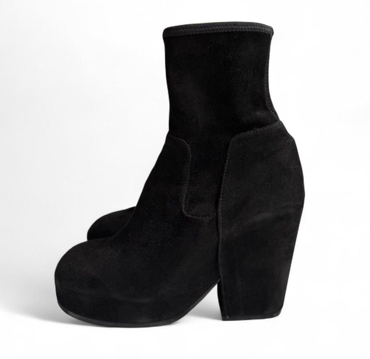 Random Identities Random Identities black platform suede boots size 38 (8 US) Size US 8 / IT 38 - 1 Thumbnail