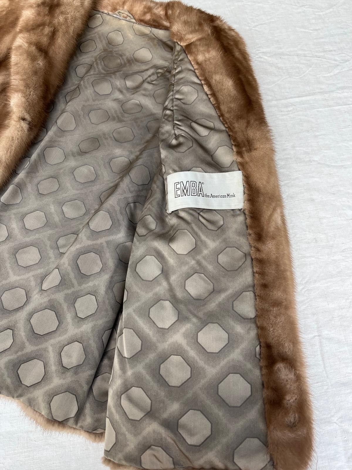 Vintage Mink Fur Coat Size S / US 4 / IT 40 - 2 Thumbnail