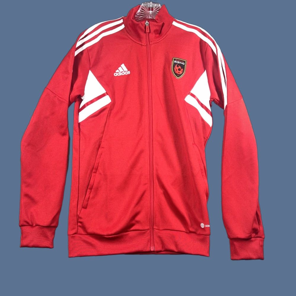 Adidas Phoenix Rising FC Adidas HA6250 #8 Soccer USL Full Zip Jacket Red Mens Small Size US S / EU 44-46 / 1 - 1 Thumbnail