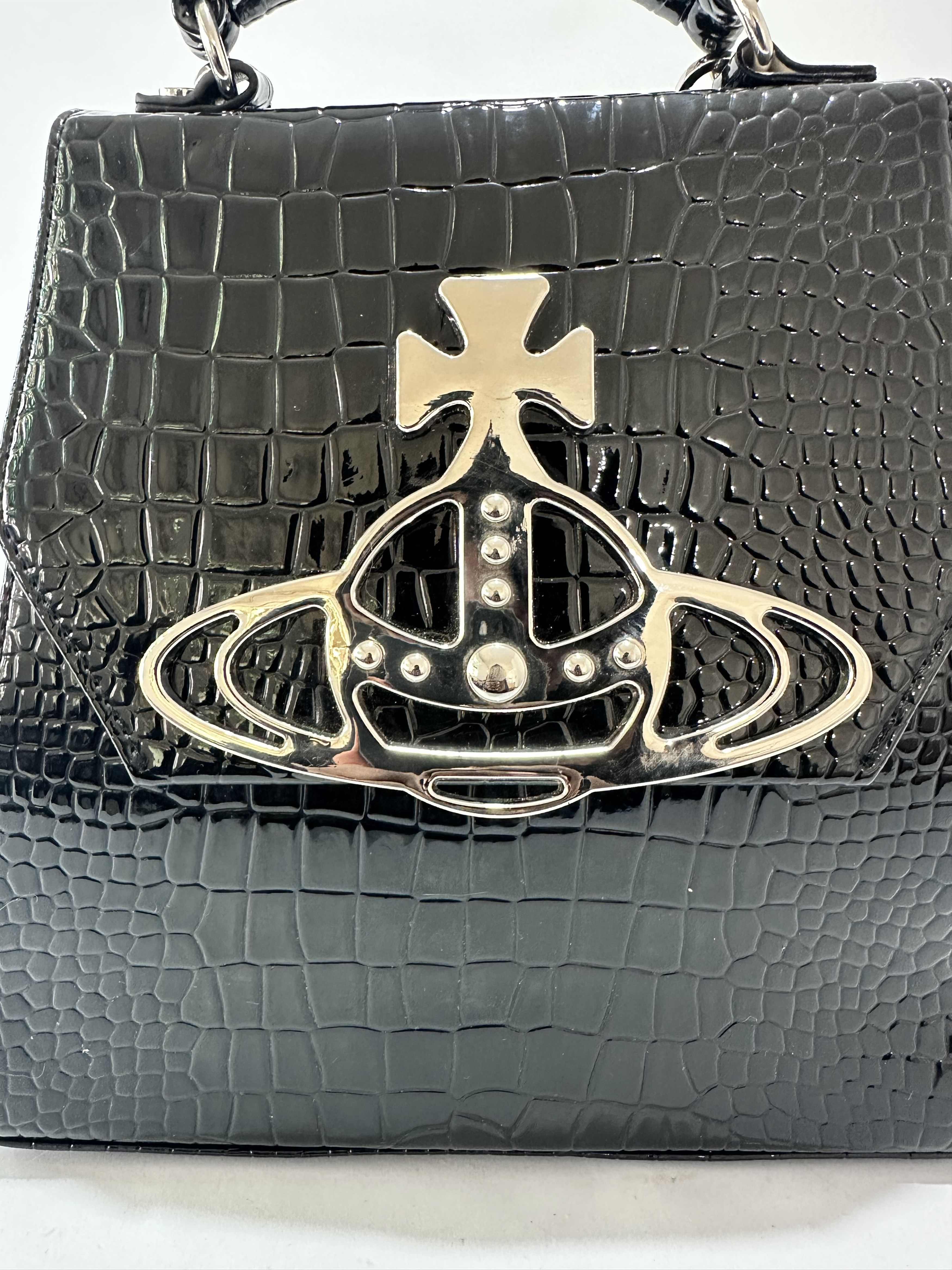 Vivienne Westwood VIVIENNE WESTWOOD Orb-plaque Embossed Backpack In Black Size ONE SIZE - 2 Thumbnail