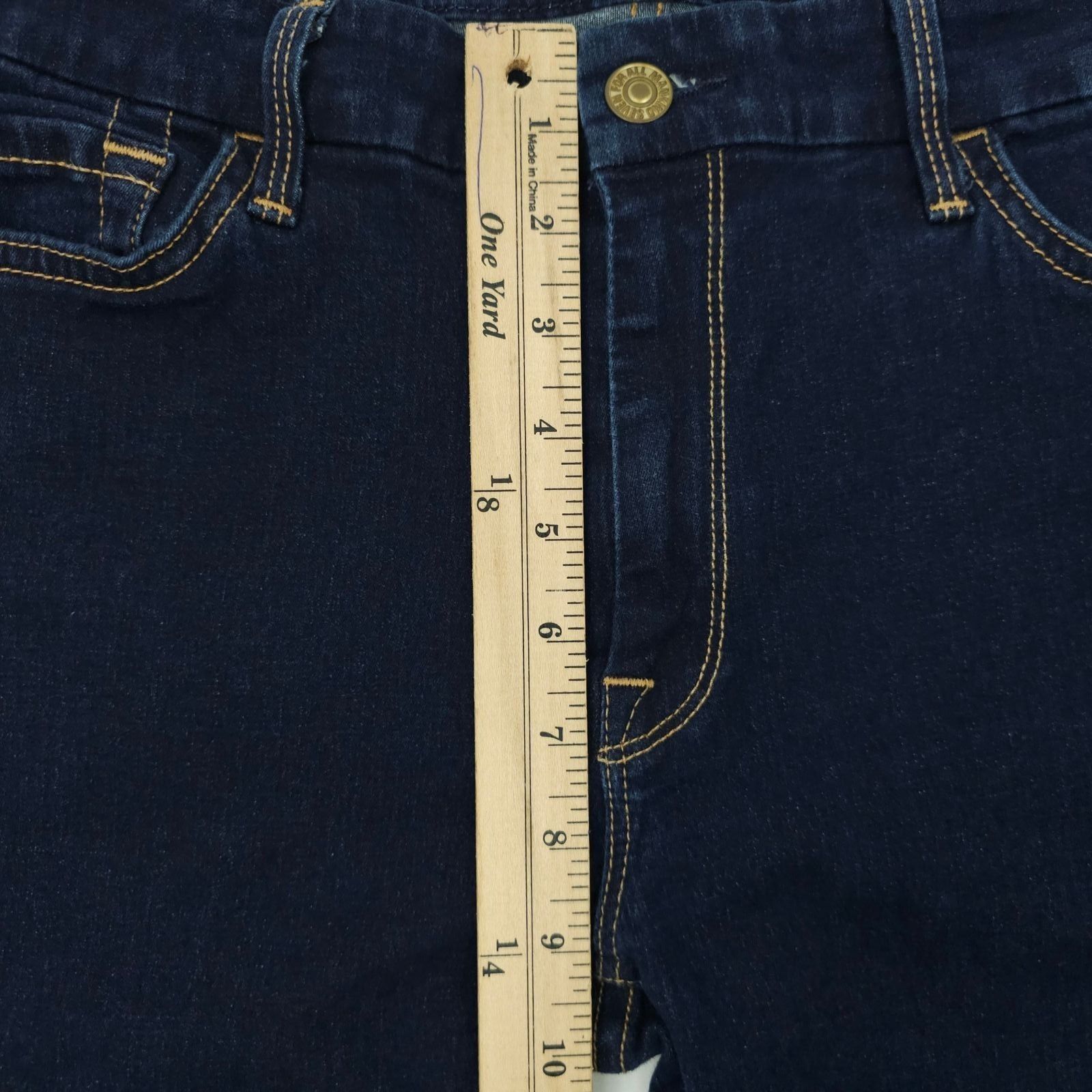 7 For All Mankind 7 For All Mankind Skinny Jeans 31 Dark Wash Blue Denim Size 29" - 4 Thumbnail