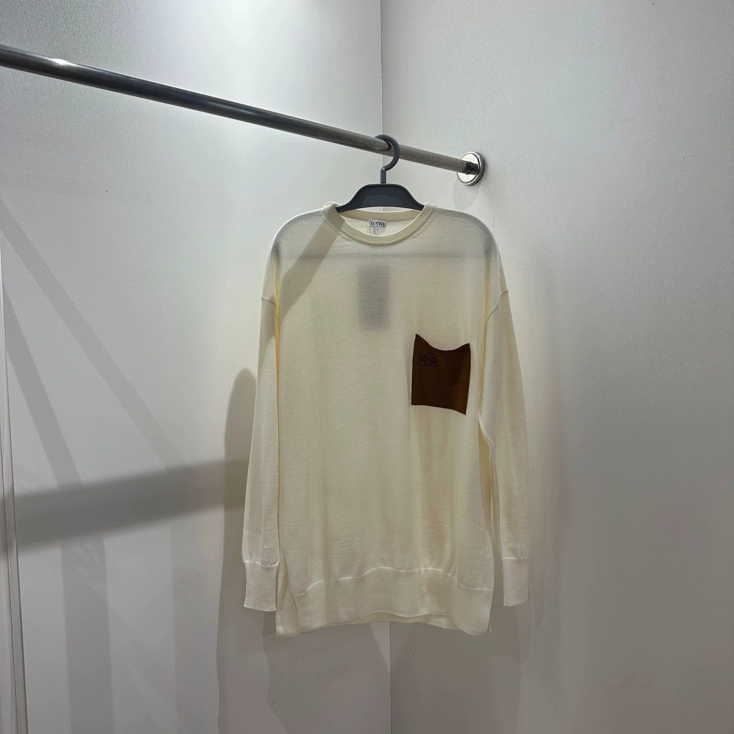 Loewe Loewe apr744 pocket wool knit LS sweatshirt S Size S / US 4 / IT 40 - 1 Thumbnail