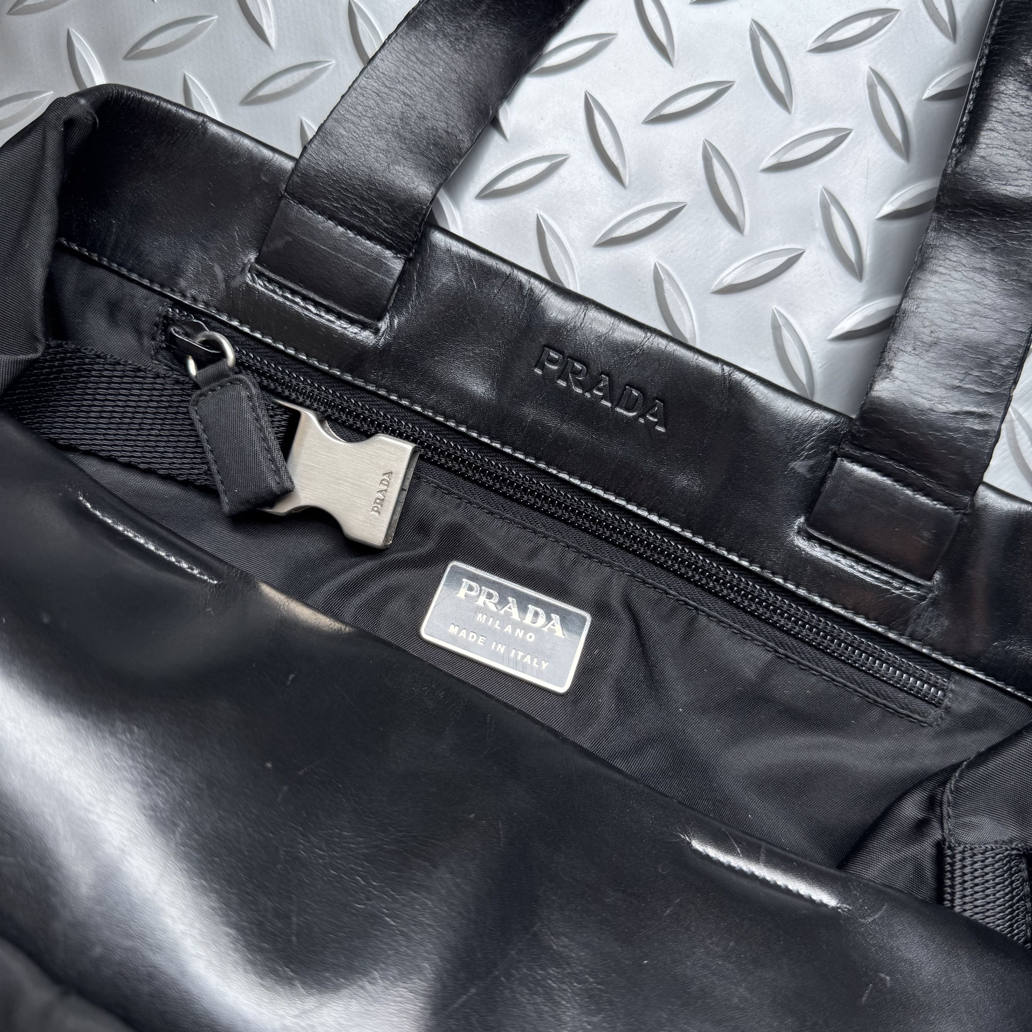 Prada Vintage Prada Nylon Tote Bag Size ONE SIZE - 5 Thumbnail
