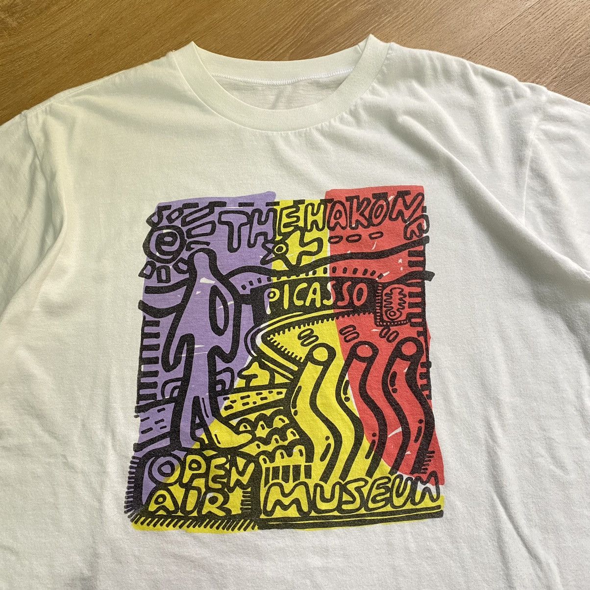 Vintage VERY RARE! Vintage 90s Picasso Hakone Air Museum Japan Size US L / EU 52-54 / 3 - 2 Thumbnail