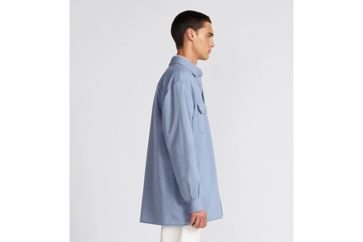 Dior o1w1db11024 Overshirt in Blue Size US XXL / EU 58 / 5 - 5 Thumbnail