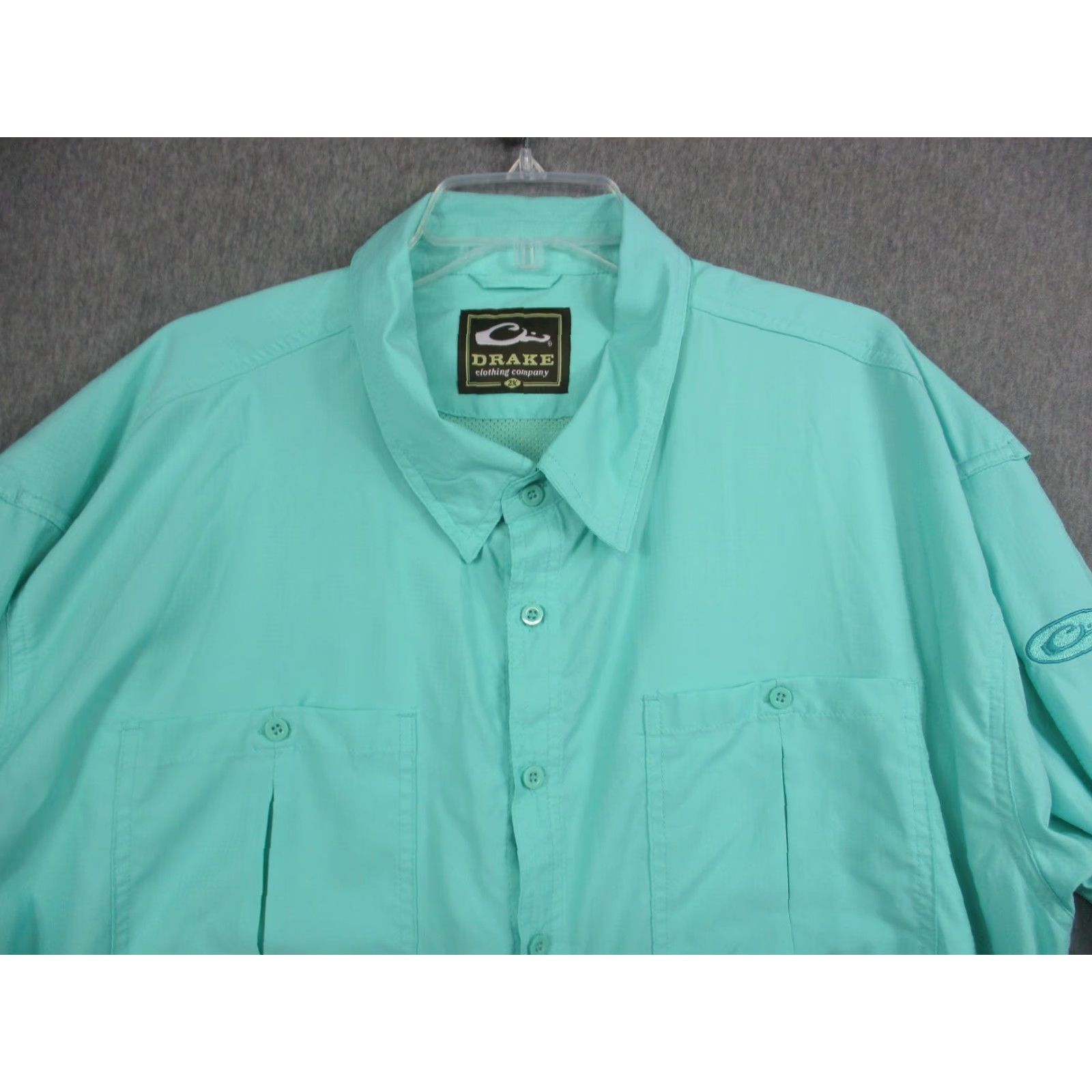 Vintage Drake Shirt 2XL Mens SolShield Fishing Outdoor Long Sleeve Pockets Performance Size US XXL / EU 58 / 5 - 4 Thumbnail