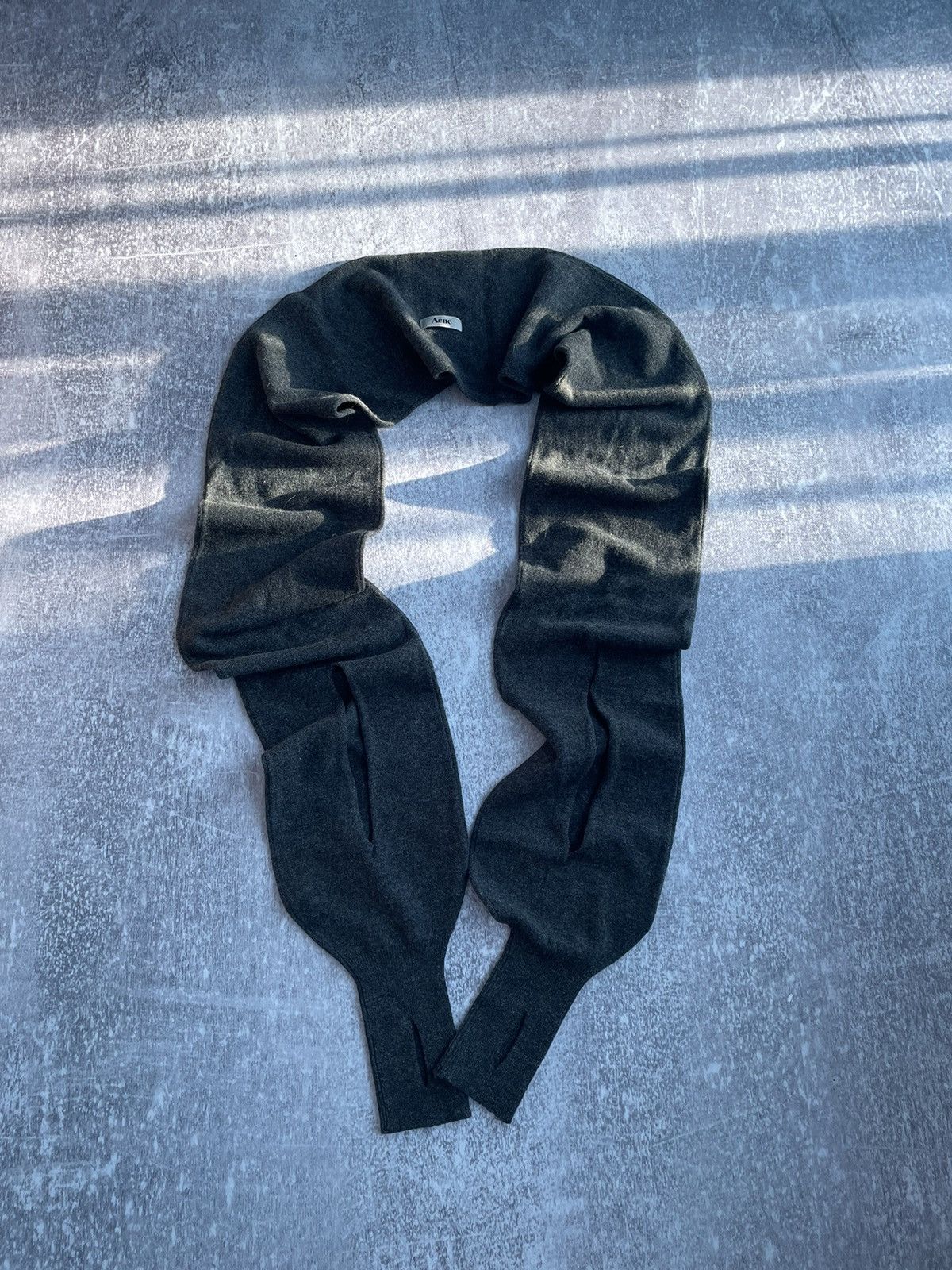 Acne Studios × Vintage Acne Studios wool double sleeve scarf Size ONE SIZE - 3 Thumbnail