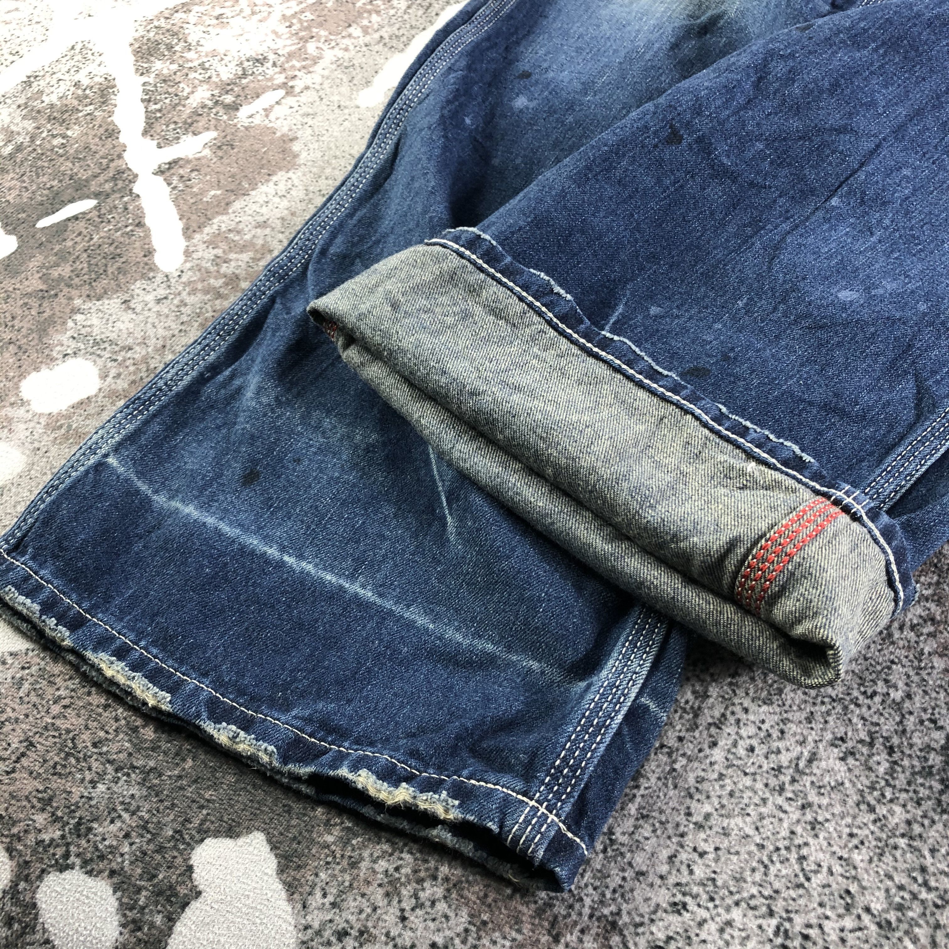 Edwin Vintage Edwin Carpenter Jeans Faded Blue Denim KJ3012 Size US 36 / EU 52 - 7 Thumbnail