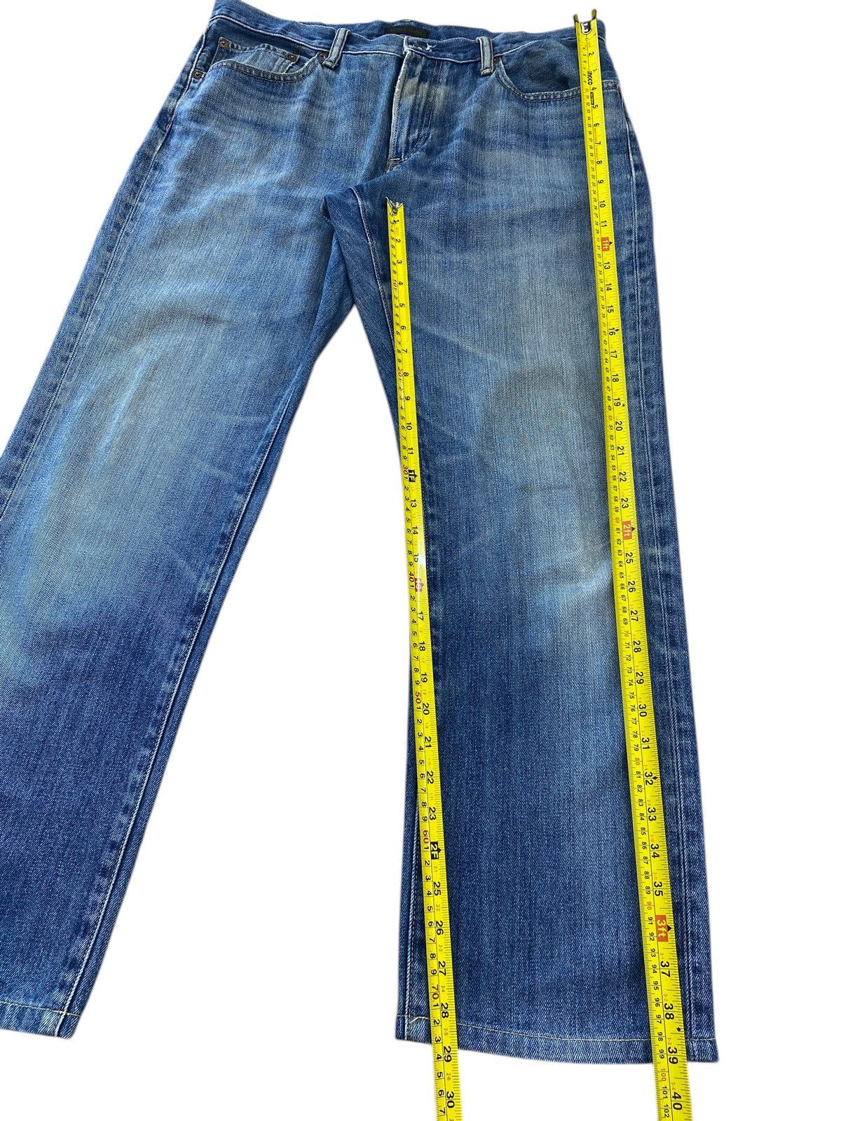 Uniqlo Uniqlo Blue Wash Style Straight Leg Jeans Size US 35 - 8 Thumbnail