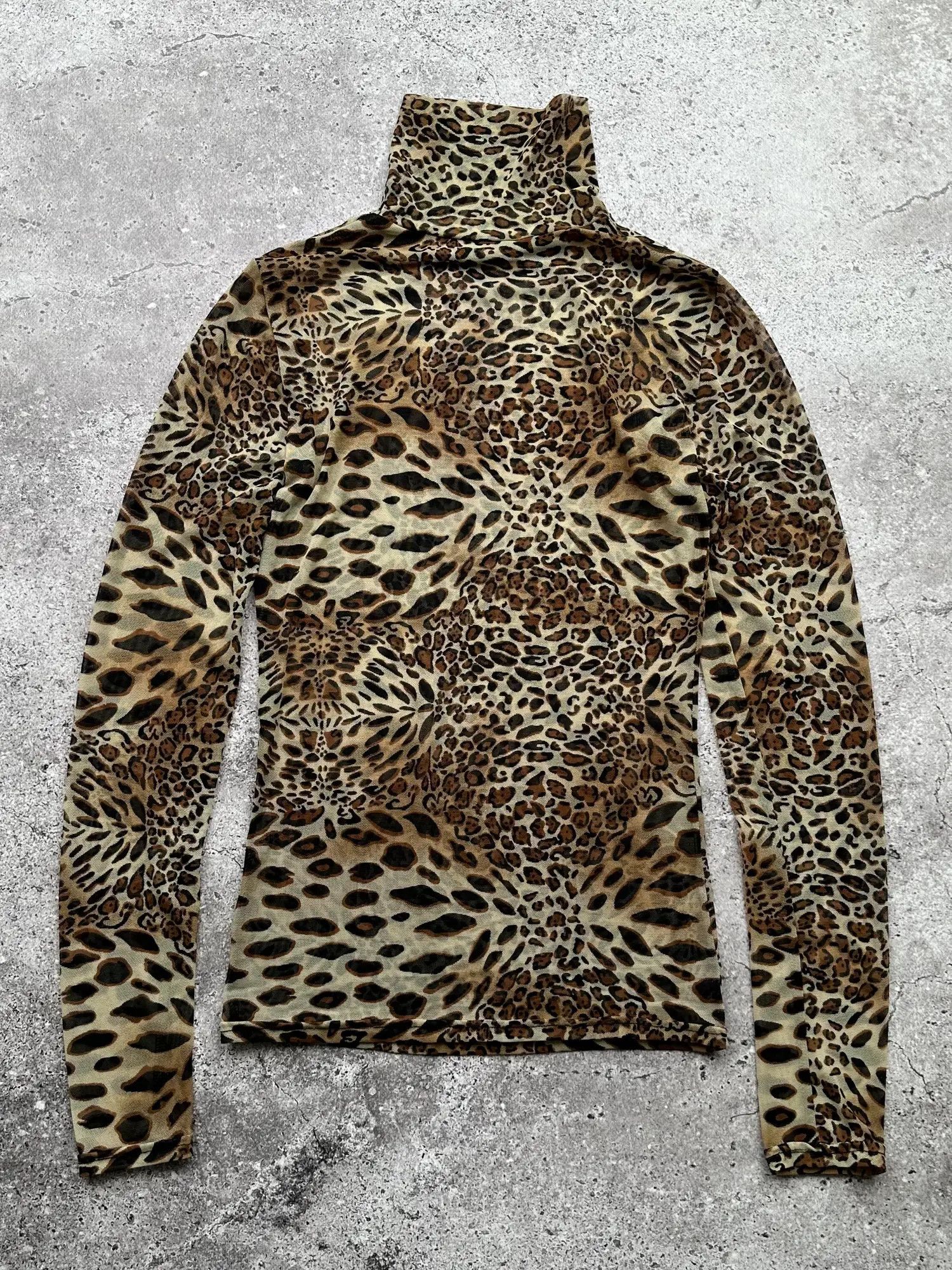 Japanese Brand Vintage Mesh Long Sleeve C487(V229) Size XS / US 0-2 / IT 36-38 - 2 Thumbnail