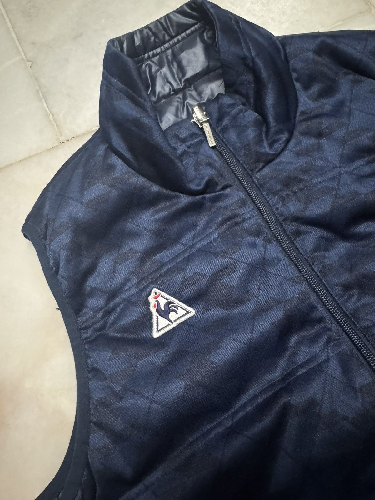 Le Coq Sportif 💥VINTAGE PUFFER VEST REVERSIBLE LE COQ SPORTIF RARE DESIGN Size US S / EU 44-46 / 1 - 11 Thumbnail