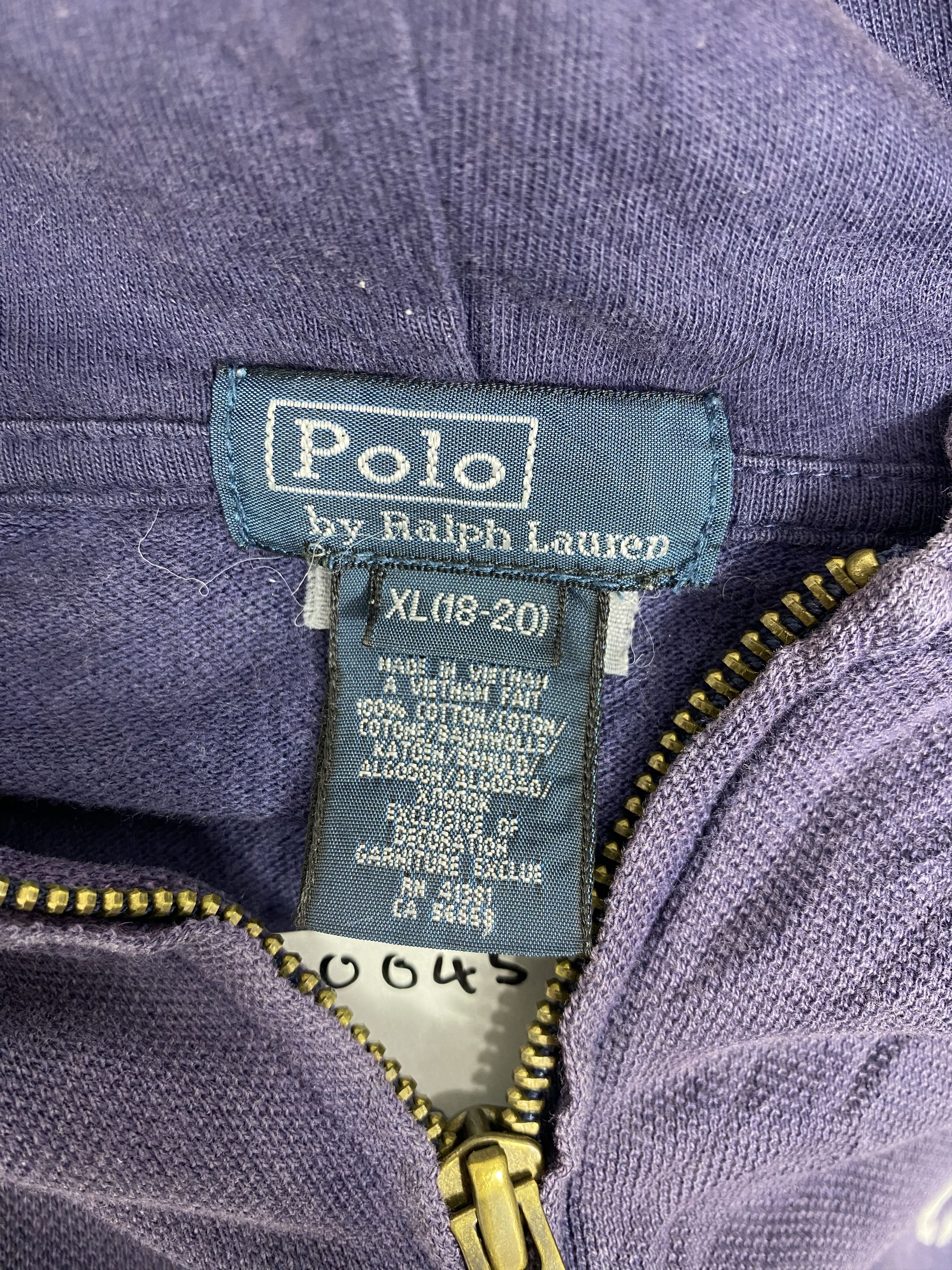 Polo Ralph Lauren Vintage Polo Ralph Lauren Faded Hoodie Sweatshirts PS0045 Size US S / EU 44-46 / 1 - 9 Thumbnail