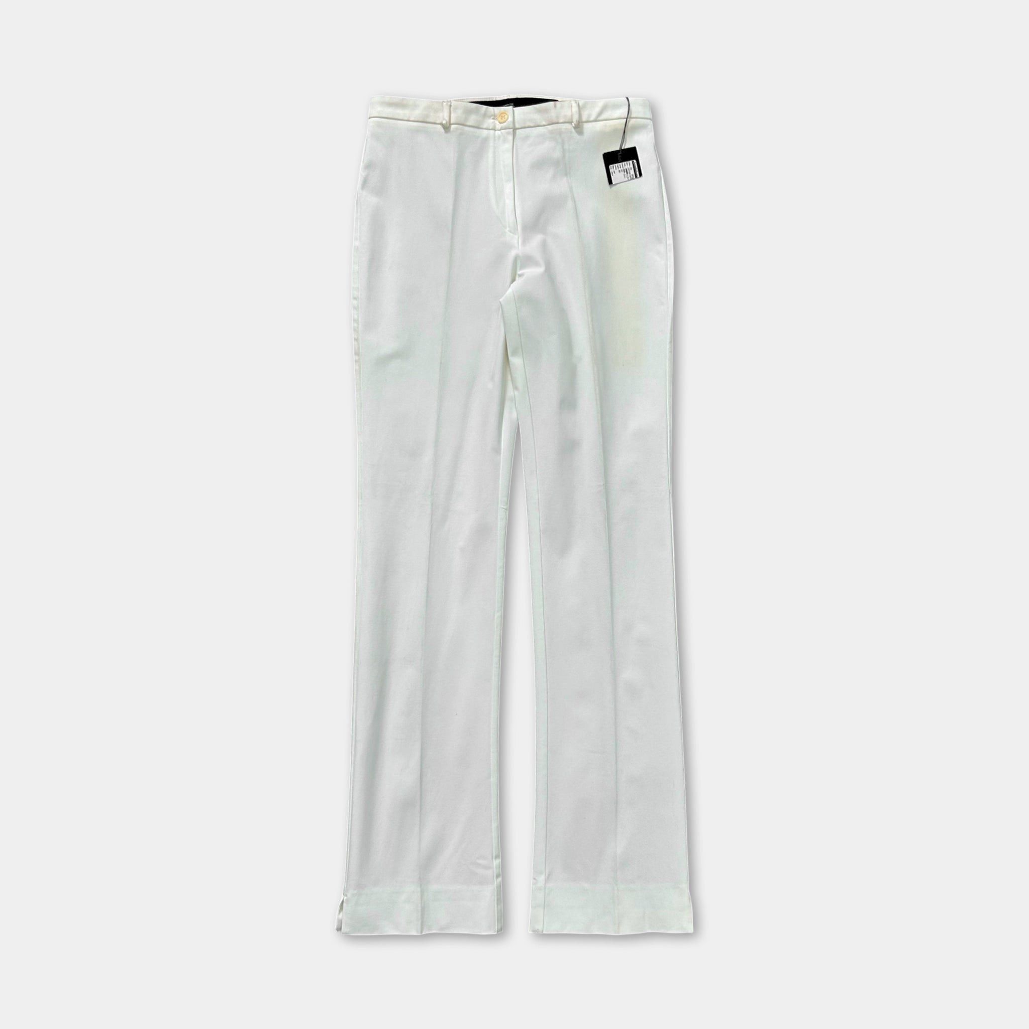 Marithe + Francois Girbaud Marithé + François Girbaud White Straight Leg Pants Size 27" / US 4 / IT 40 - 6 Thumbnail