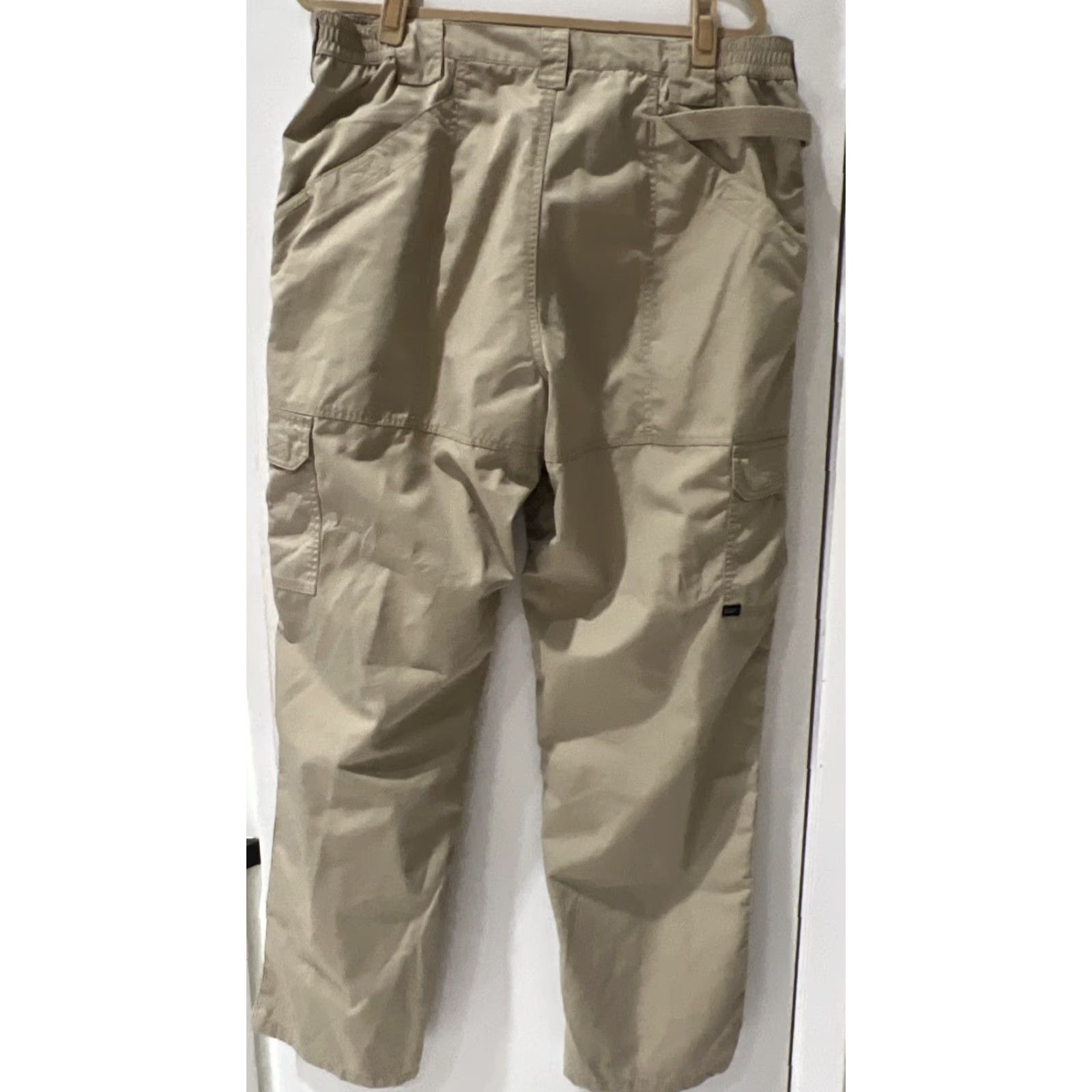 Vintage 5.11 Tactical Beige Khaki Cargo Pants - 40x34 - Lightweight, Moisture Wicking, Anti-Odor - Men’s Size US 40 / EU 56 - 2 Thumbnail