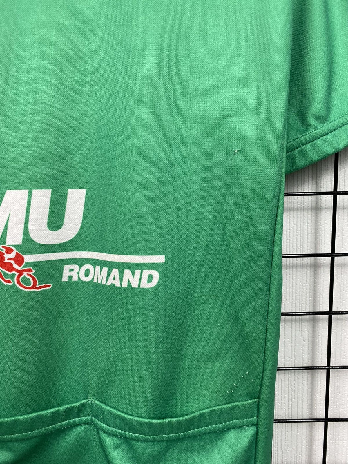 Other Rare Vintage PMU Romand Sportful Cycling Jersey Men L green Size US L / EU 52-54 / 3 - 19 Thumbnail