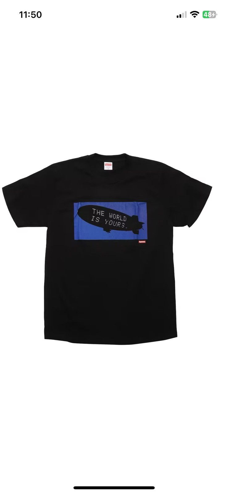 Supreme Supreme Blimp Tee Black Size M NEW Size US M / EU 48-50 / 2 - 1 Thumbnail