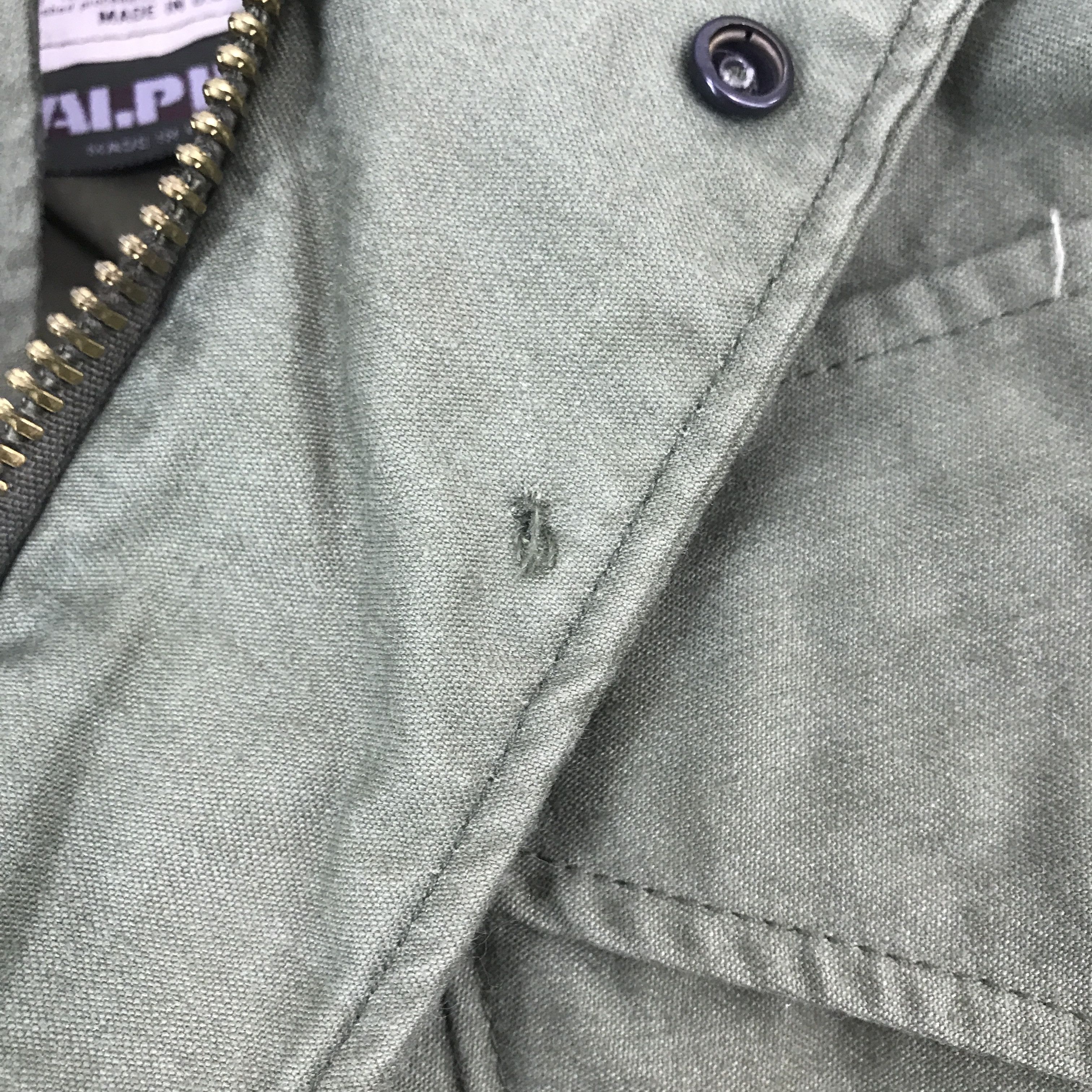Alpha Industries Vintage Alpha Industries design M65 green military Jacket Size US L / EU 52-54 / 3 - 12 Thumbnail