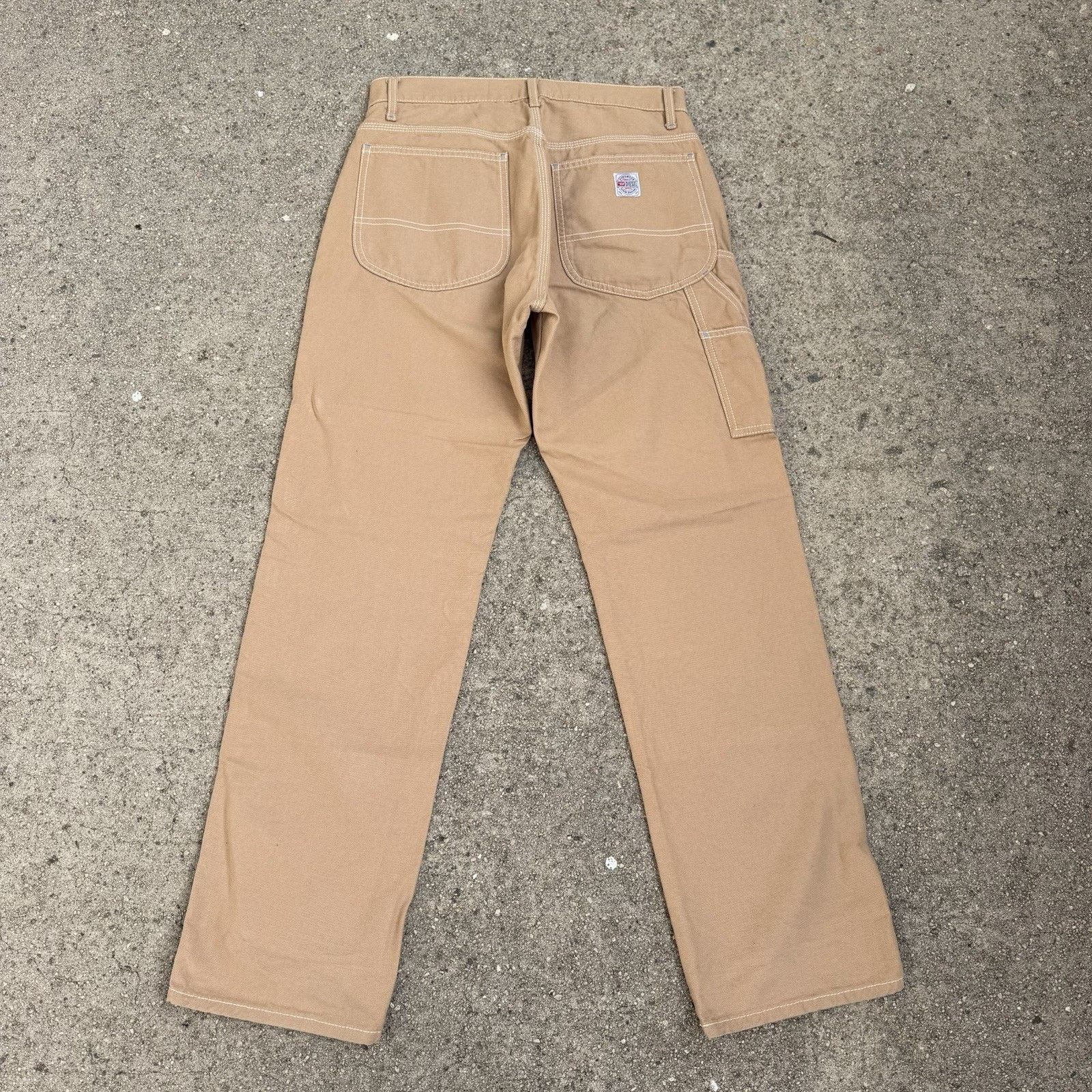 Diesel × Vintage Vintage Y2K Diesel Industry Tan Carpenter Pants Sz 30 Size US 30 / EU 46 - 4 Thumbnail