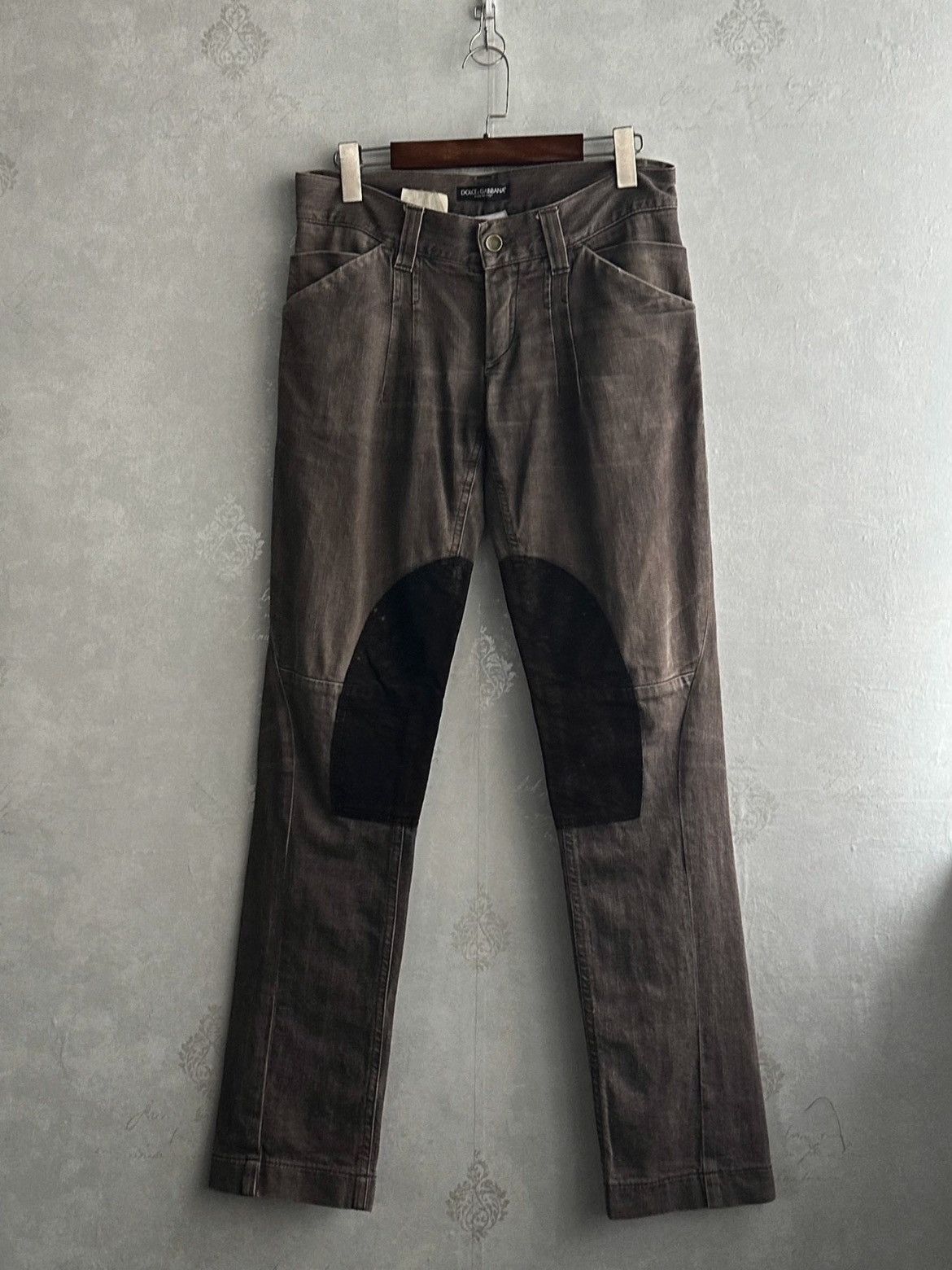 Dolce & Gabbana Vintage Dolce & Gabbana Suede Patches Denim-2505 Size US 28 / EU 44 - 1 Thumbnail